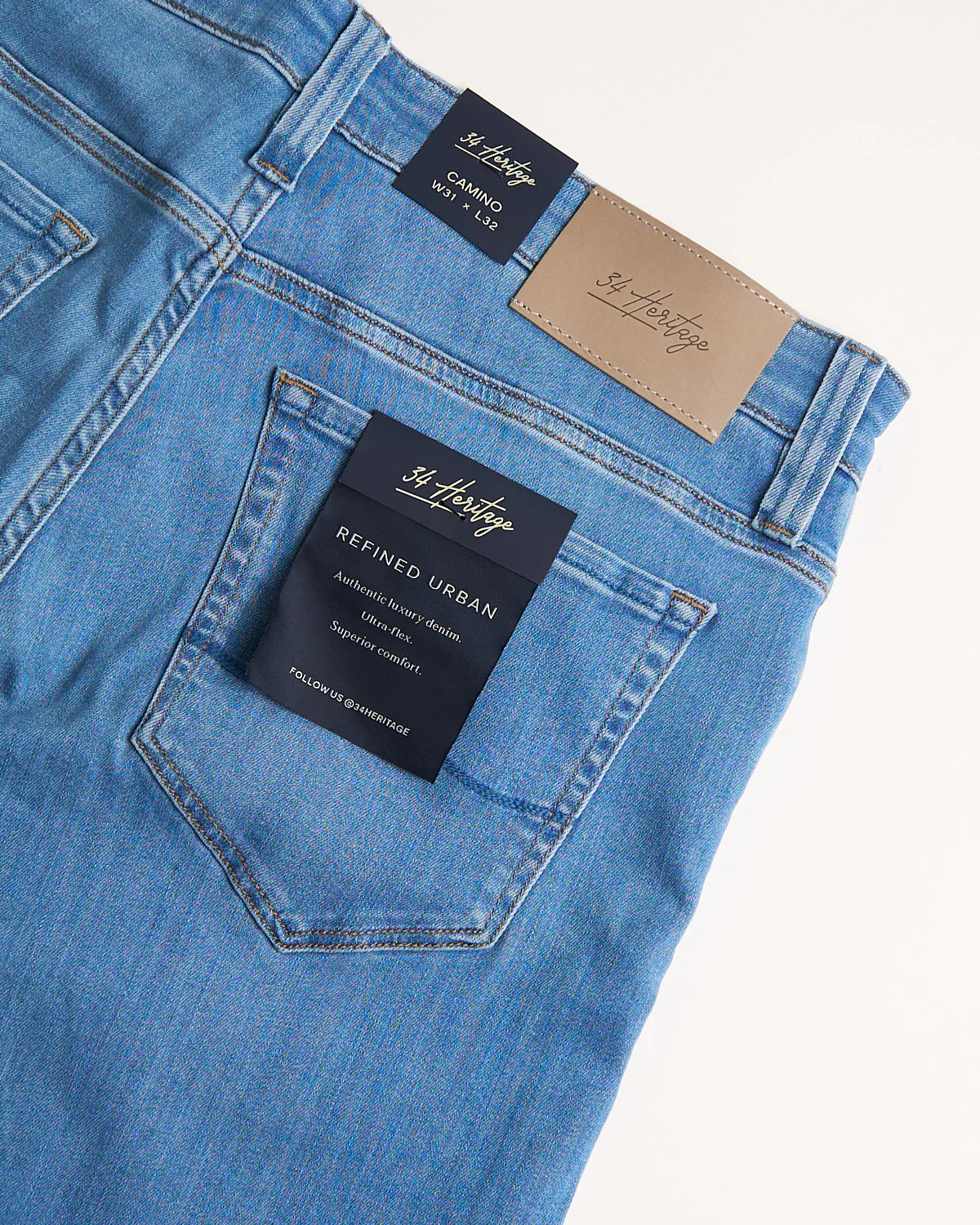'Camino'  Cloud Blue Urban Jeans - Image 4