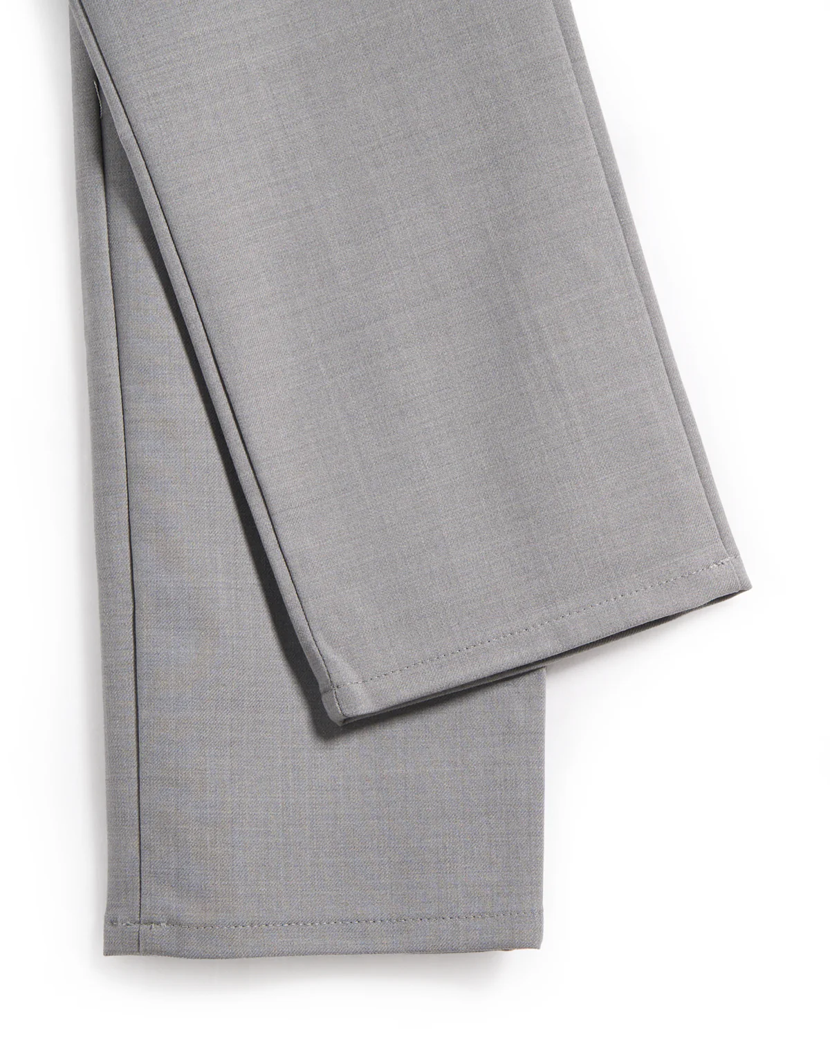 Grey Performance Wool Mix Dressy 5 Pocket Pants - Image 6