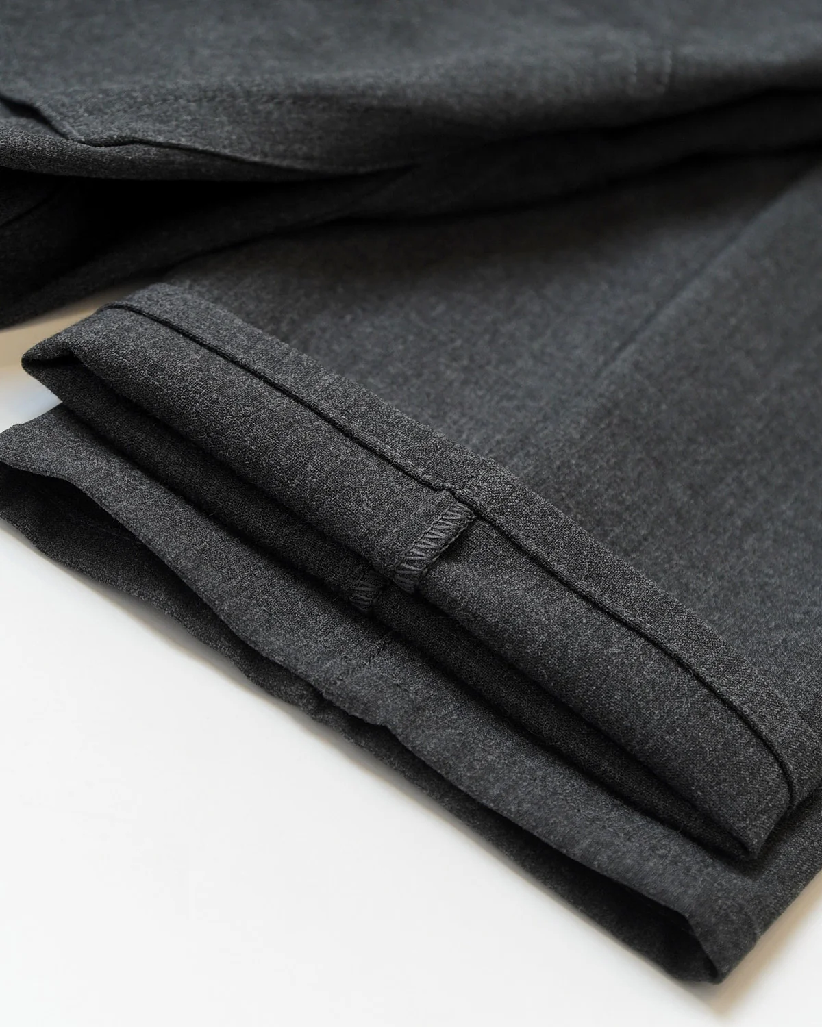 Grey 'Pipe' Regular Slim Fit Ceramica 5 Pocket Tech Dress Pants - Image 5