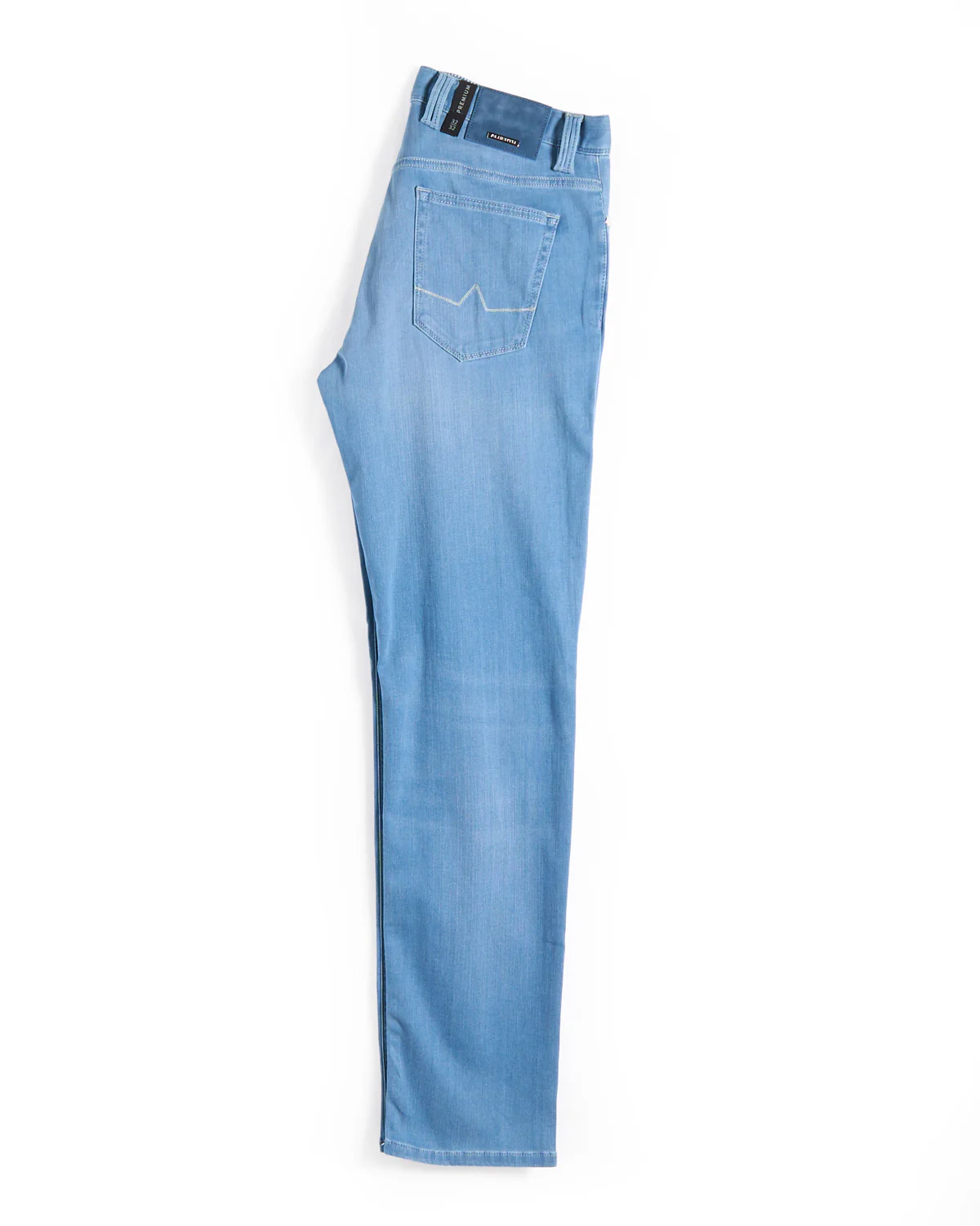 Premium Business 'Pipe' Washed Denim Jeans - Image 3