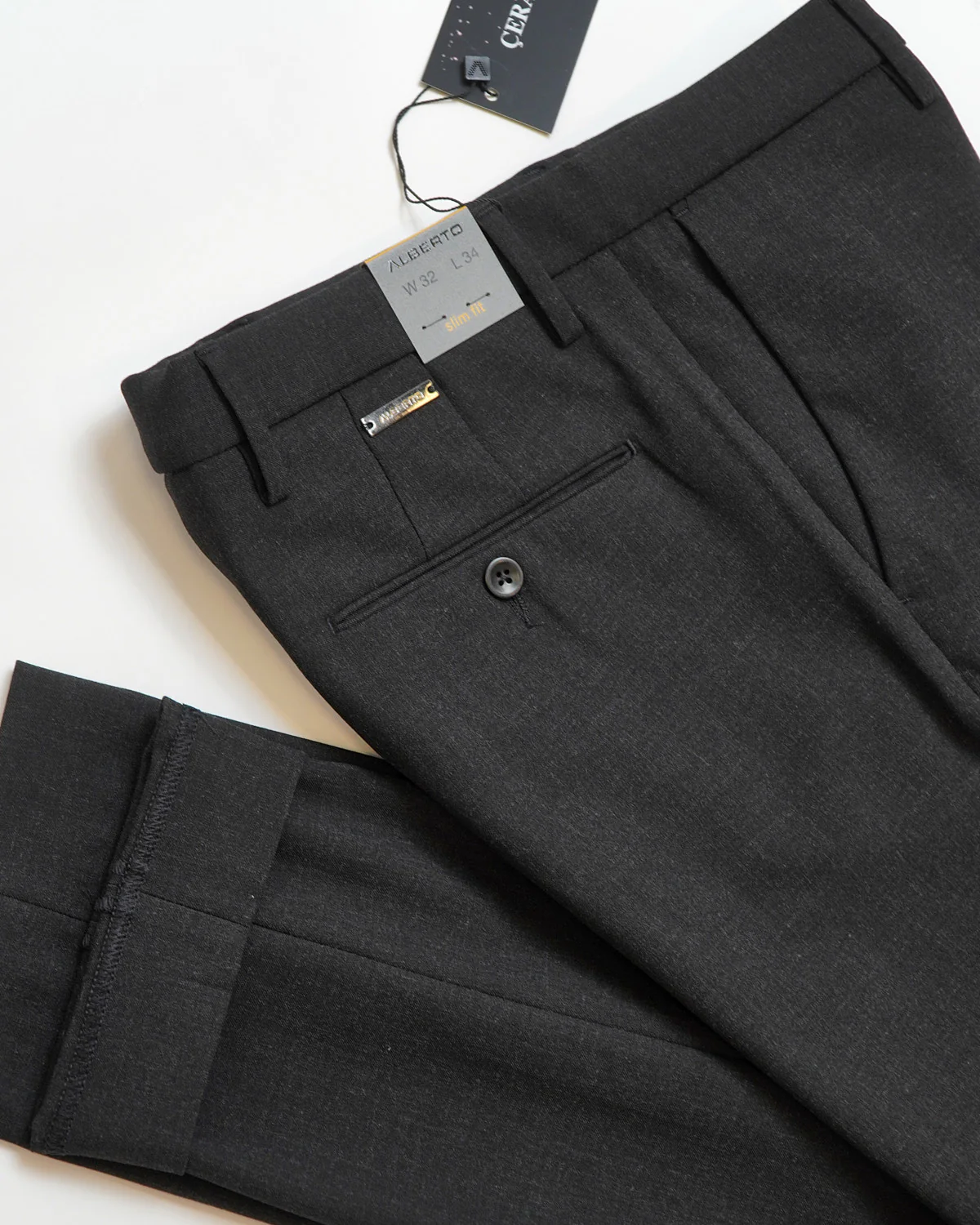 Rob-Z Charcoal Ceramica Dress Pant - Image 8