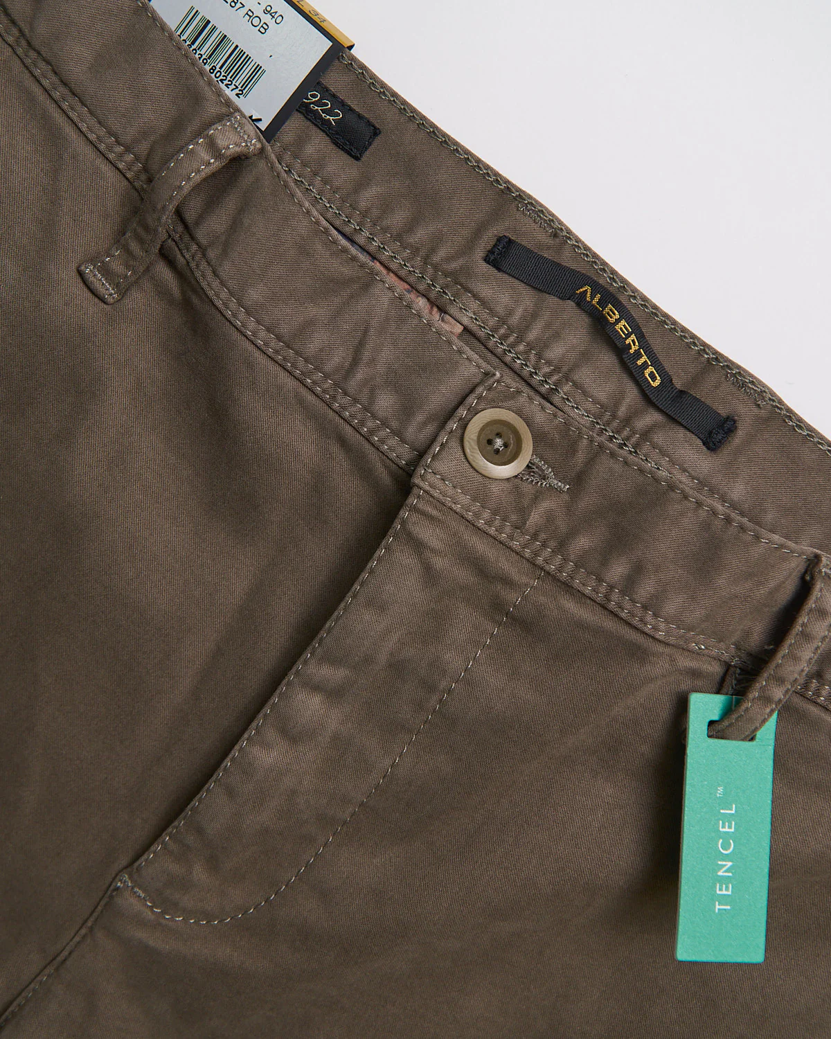 Tencel & Cotton Super Comfort 'Rob' Slim Fit Chinos - Image 4