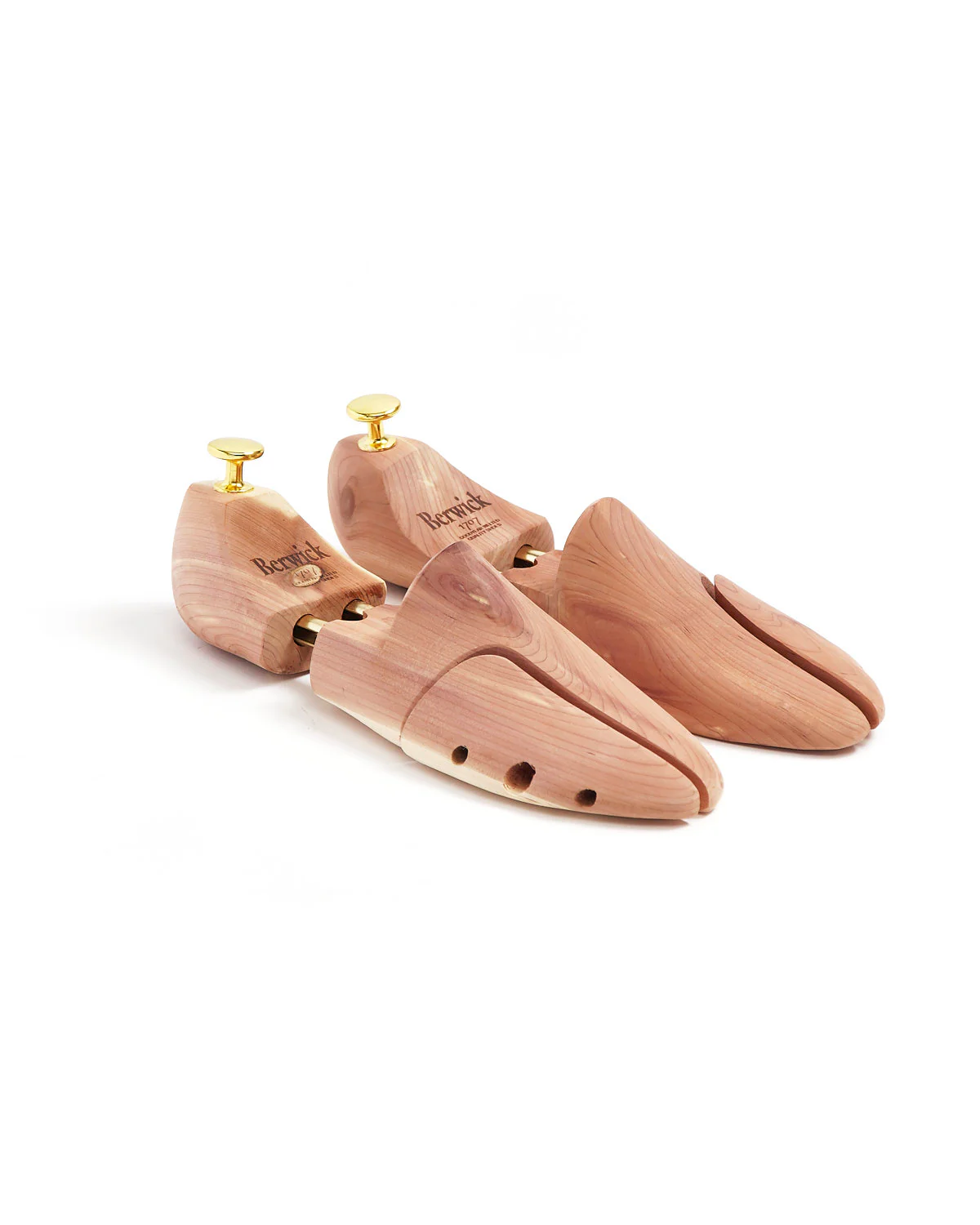 Chocolate Pebble Leather Cap Toe Dress Shoes - Image 9
