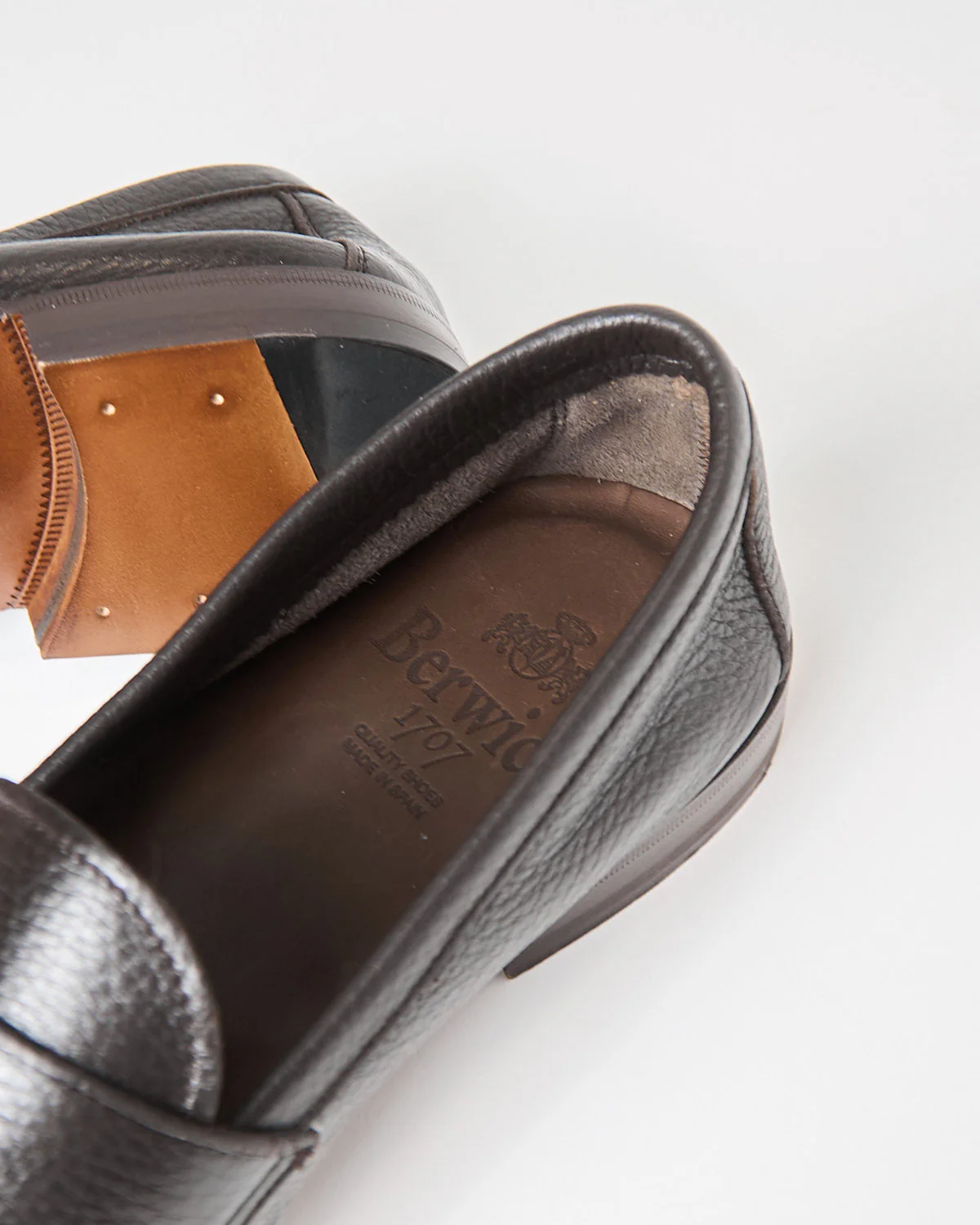 Unlined Pebbled Leather Flex Loafers - Image 6