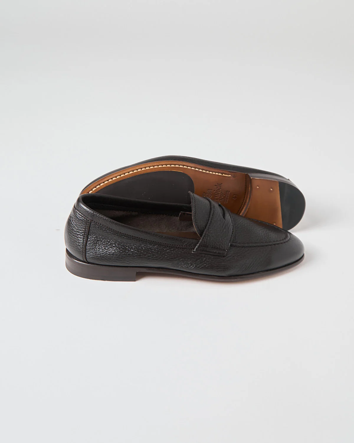Unlined Pebbled Leather Flex Loafers - Image 7