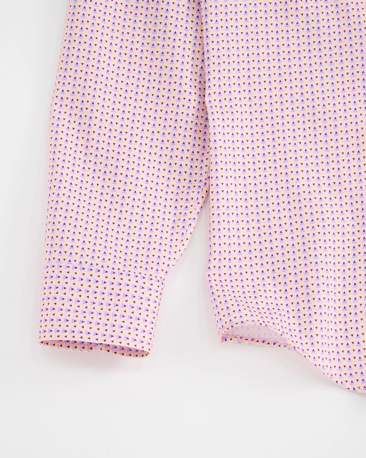 Retro Zig Zag Long Sleeve Cotton Shirt - Image 4