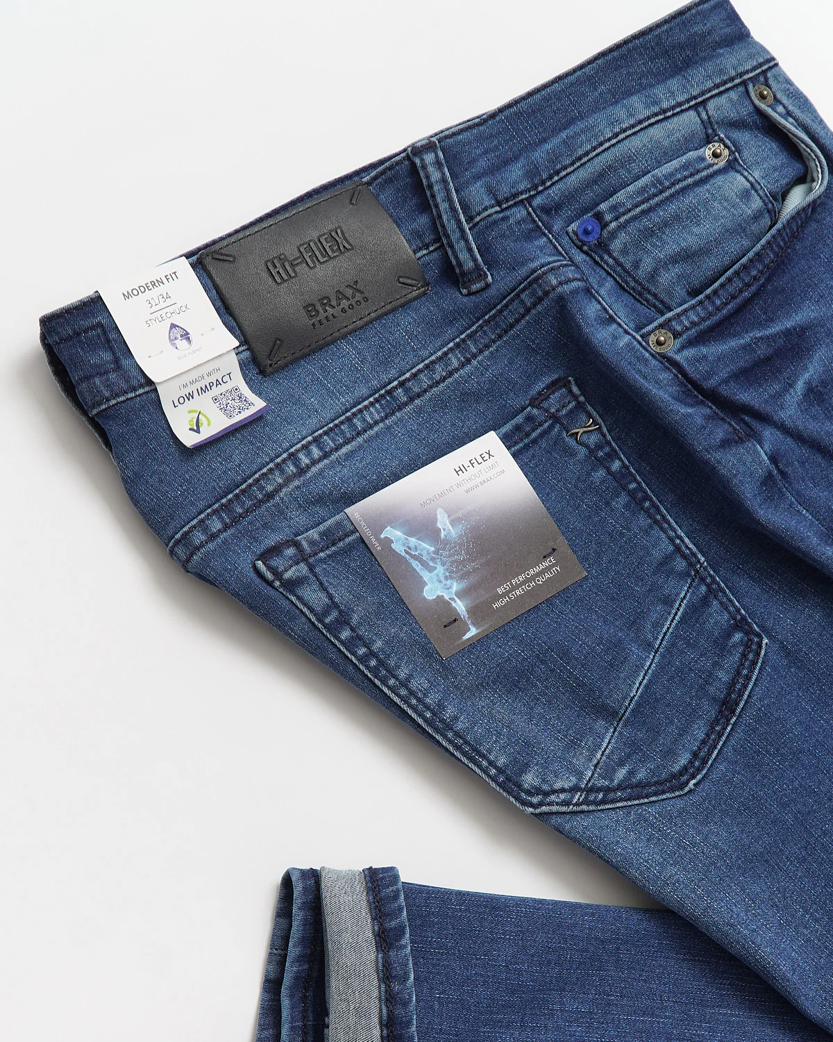 Chuck Hi-Flex Vintage Blue Used Jean - Image 8