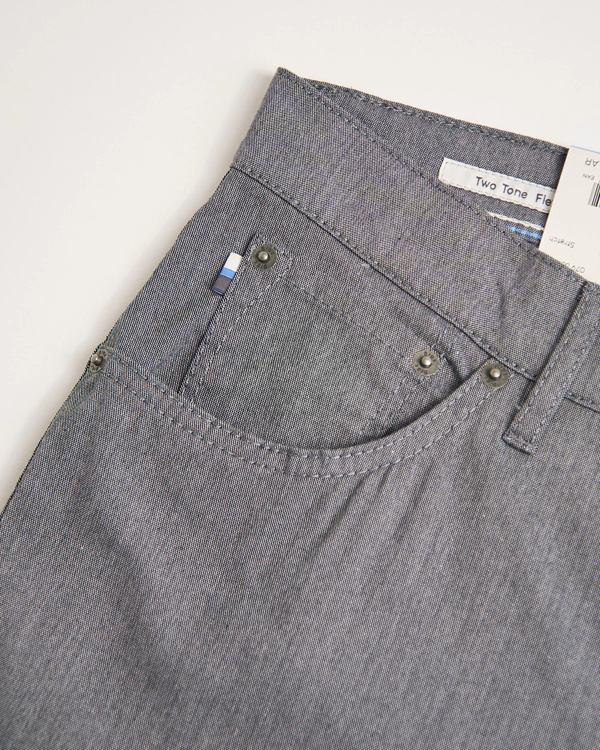 Grey Chuck Dressy 5 Pocket Pants - Image 2