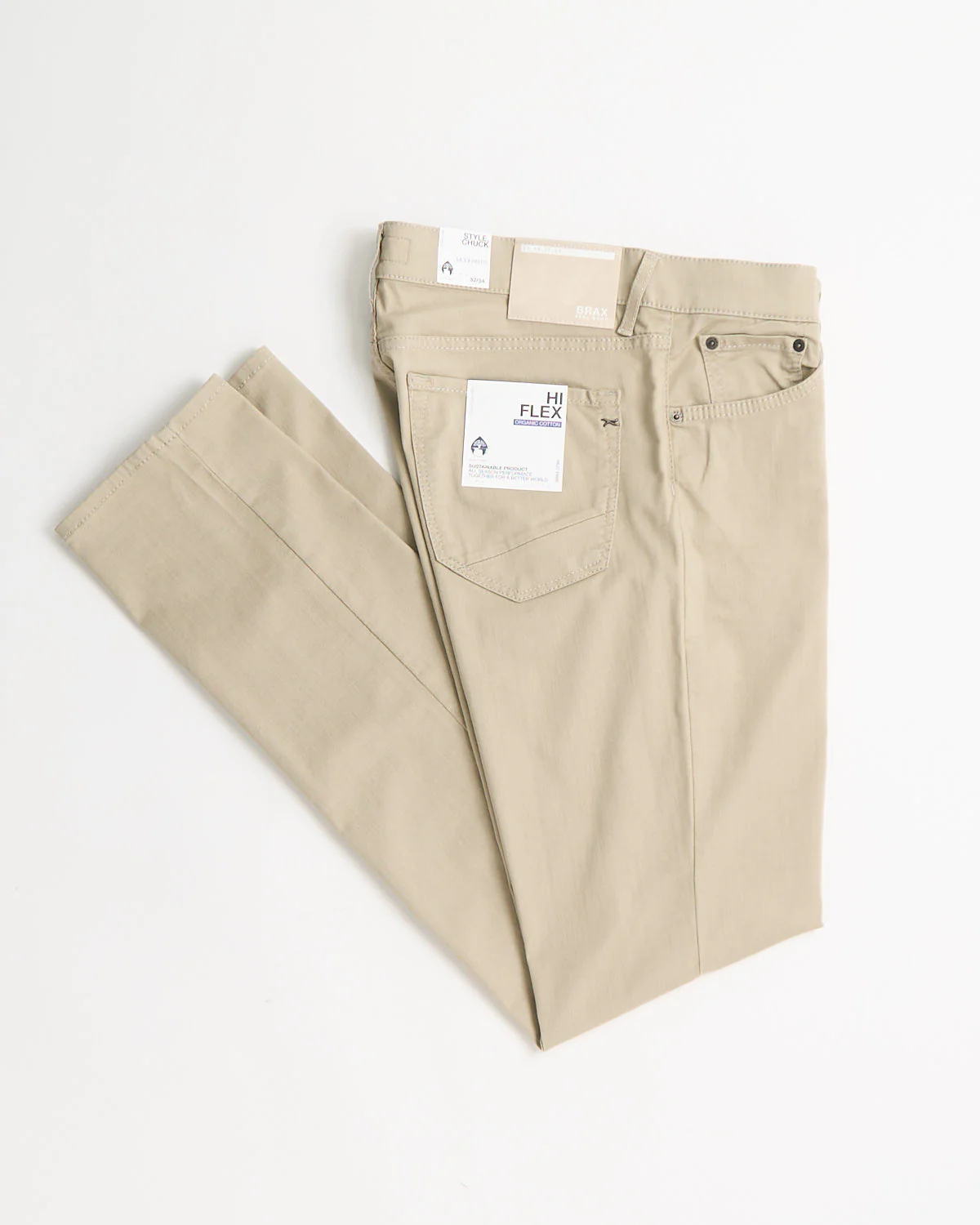 Wheat Chuck Hi-Flex Stretch Cotton 5 Pocket Pants