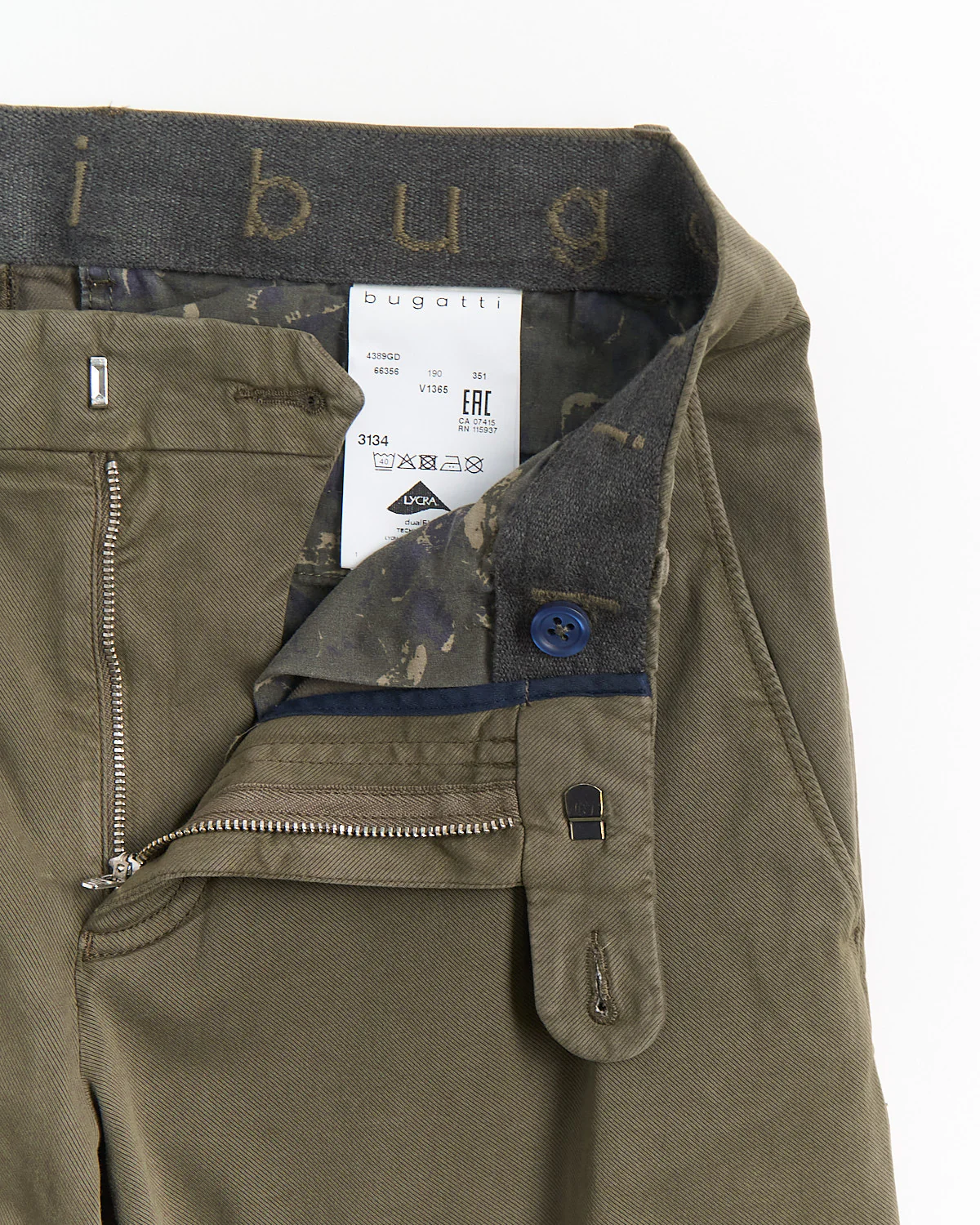 Athletic Fit Stretchy 'Cozy Time' Dressy Cotton Chinos - Image 4