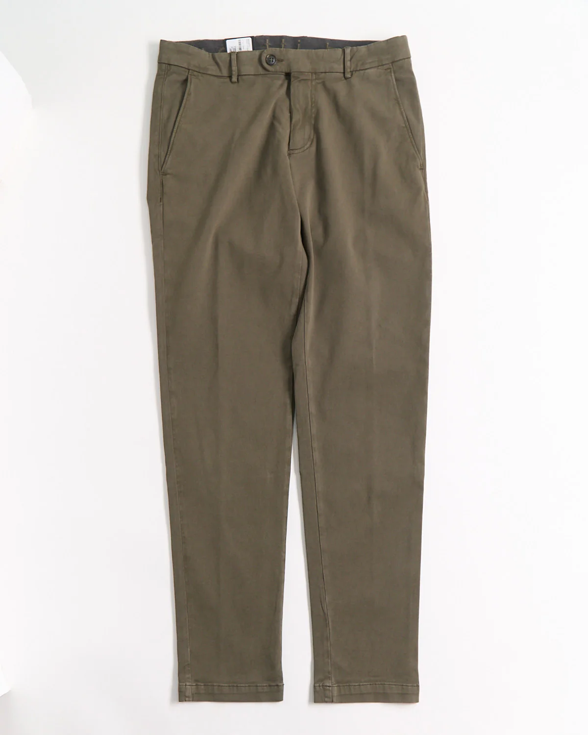 Athletic Fit Stretchy 'Cozy Time' Dressy Cotton Chinos - Image 6