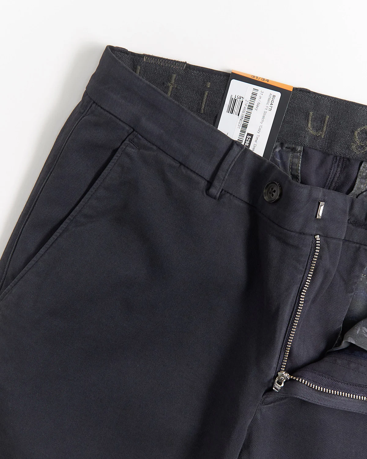 Athletic Fit Stretchy 'Cozy Time' Dressy Cotton Chinos - Image 2