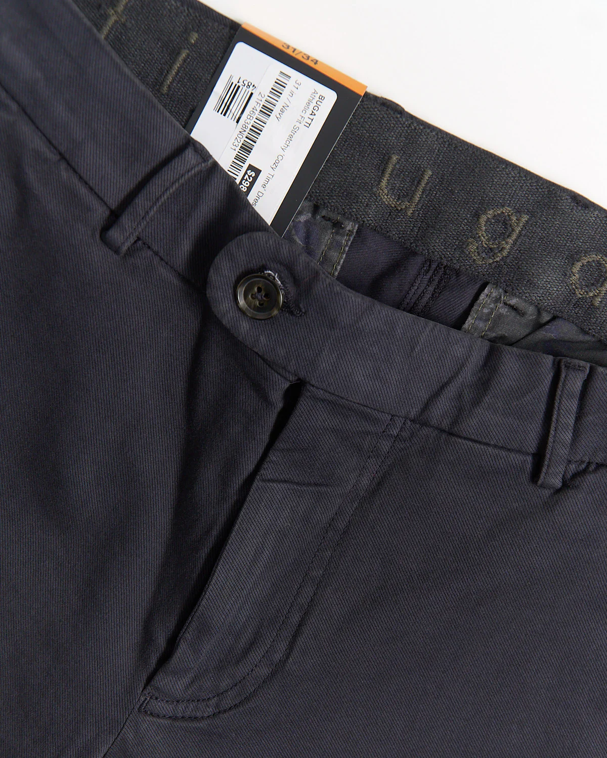 Athletic Fit Stretchy 'Cozy Time' Dressy Cotton Chinos - Image 5