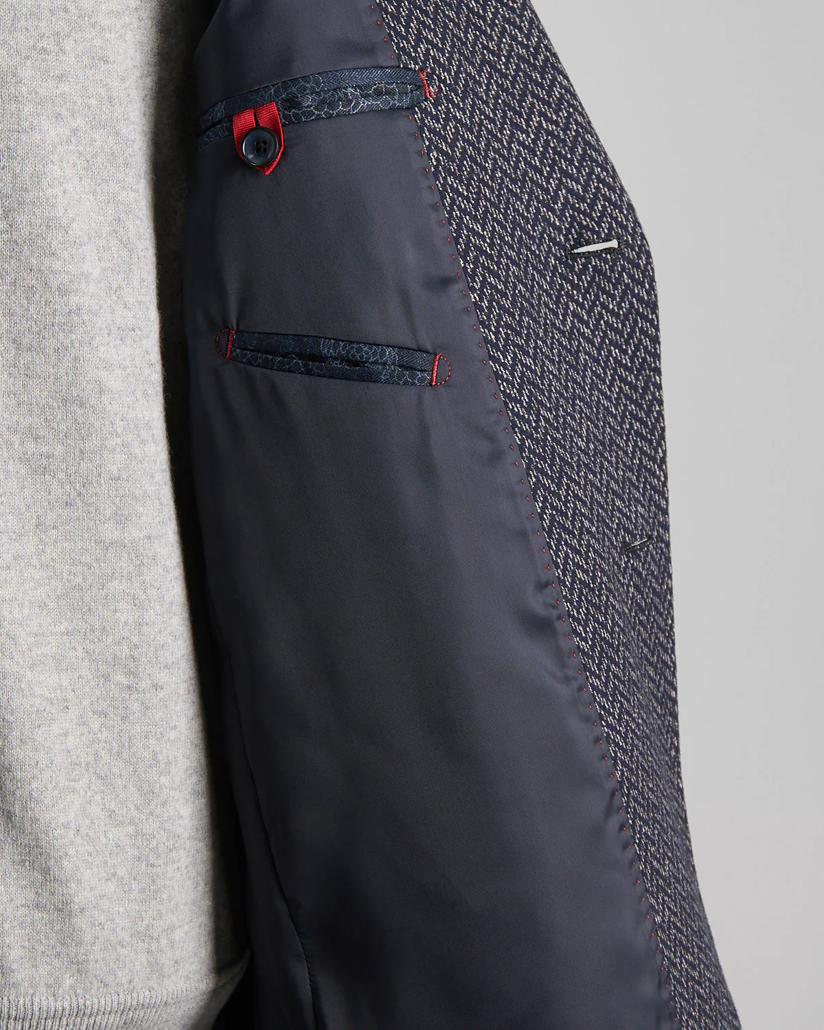 Flexcity Comfort Stretch Herringbone Knit Sport Jacket - Image 6