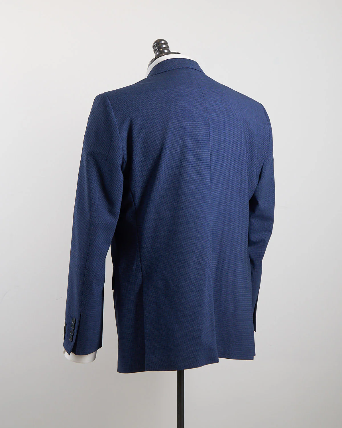 Attivo Stretch Mini Houndstooth Blue Suit - Image 4