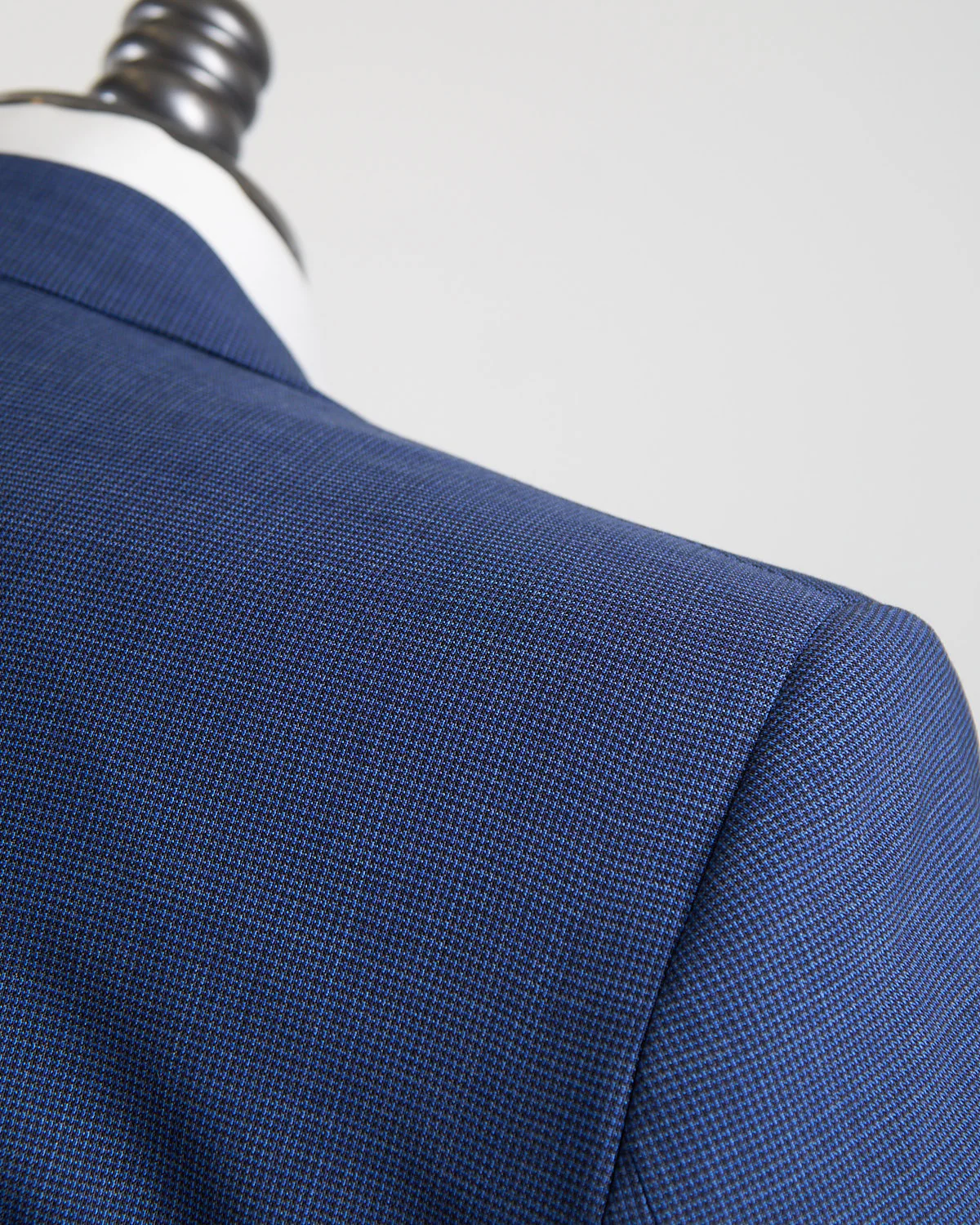 Attivo Stretch Mini Houndstooth Blue Suit - Image 5