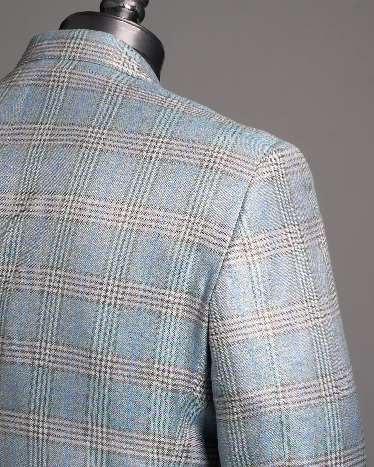 Bamboo Viscose Check Sports Jacket - Image 4