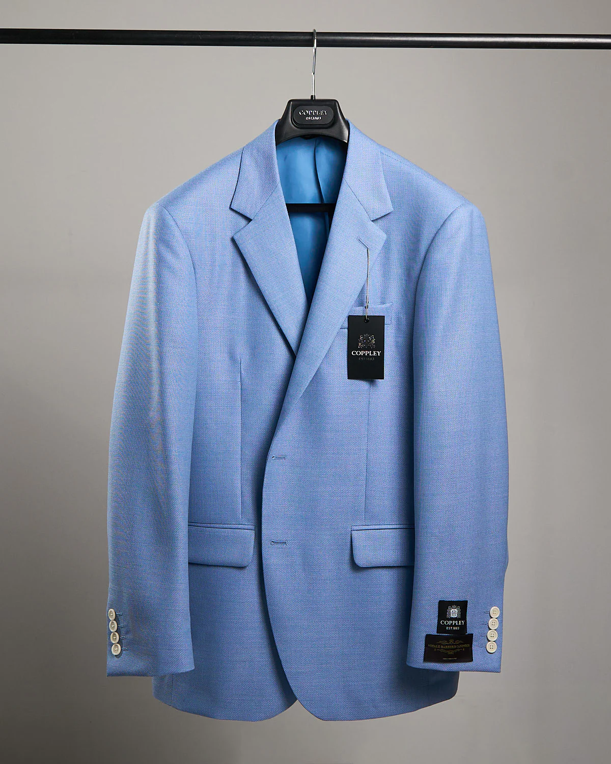 Ice Blue Hopsack Sport Jacket
