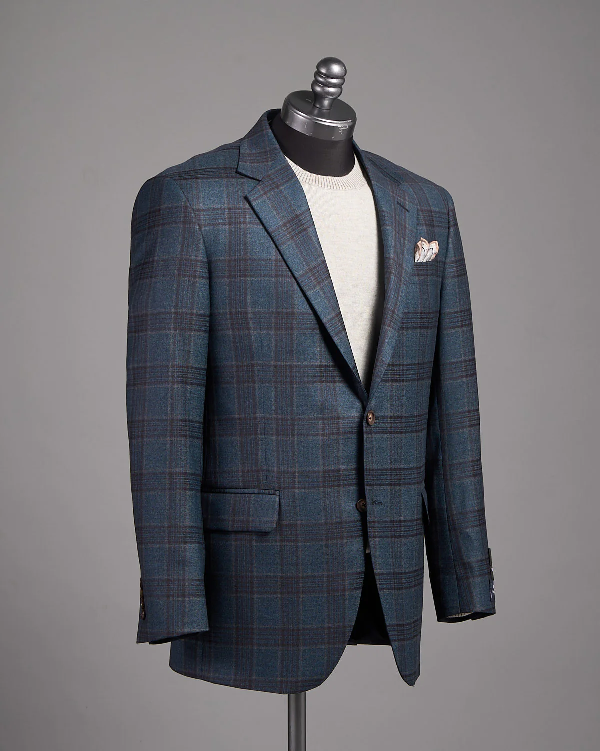 Super 130's Wool Check 'Gibson' Fit Sport Jacket
