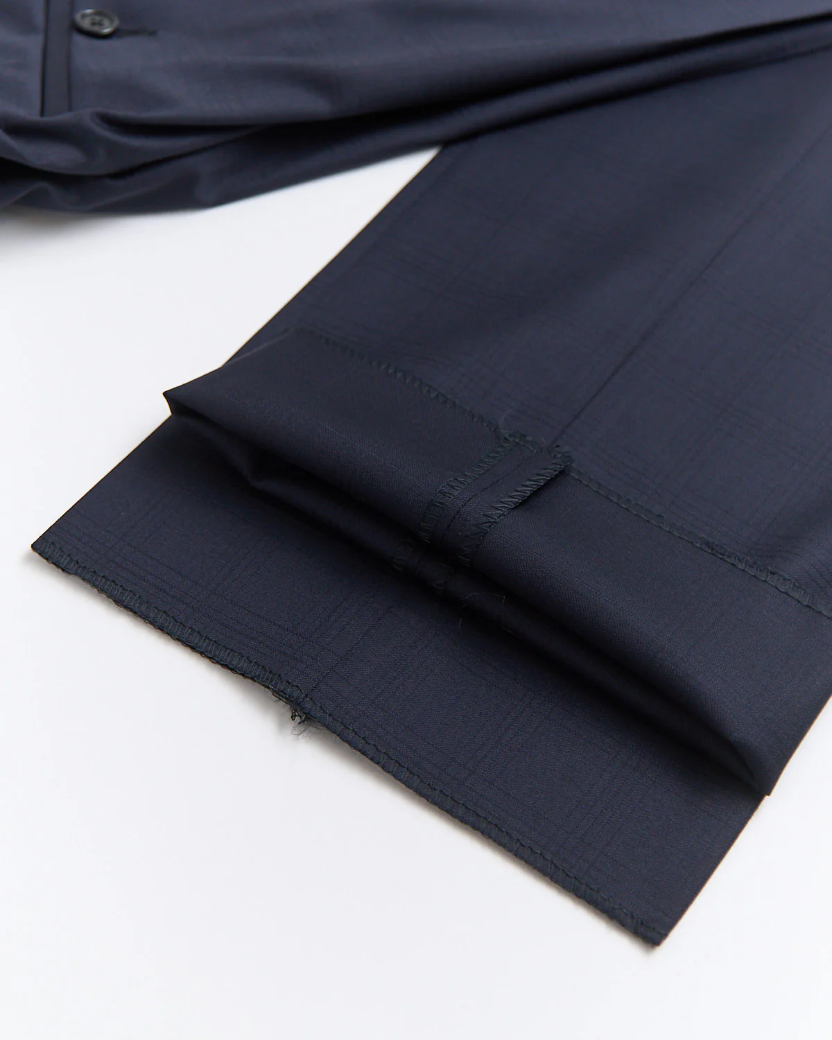 Tone On Tone Jacquard Check Super 110's Stretch 'Gibson' Regular Fit Suit - Image 23
