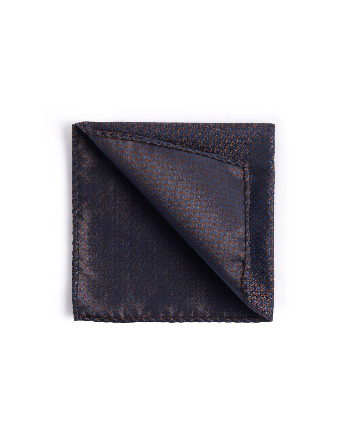 Silk Arrows Pattern Pocket Square - Image 2