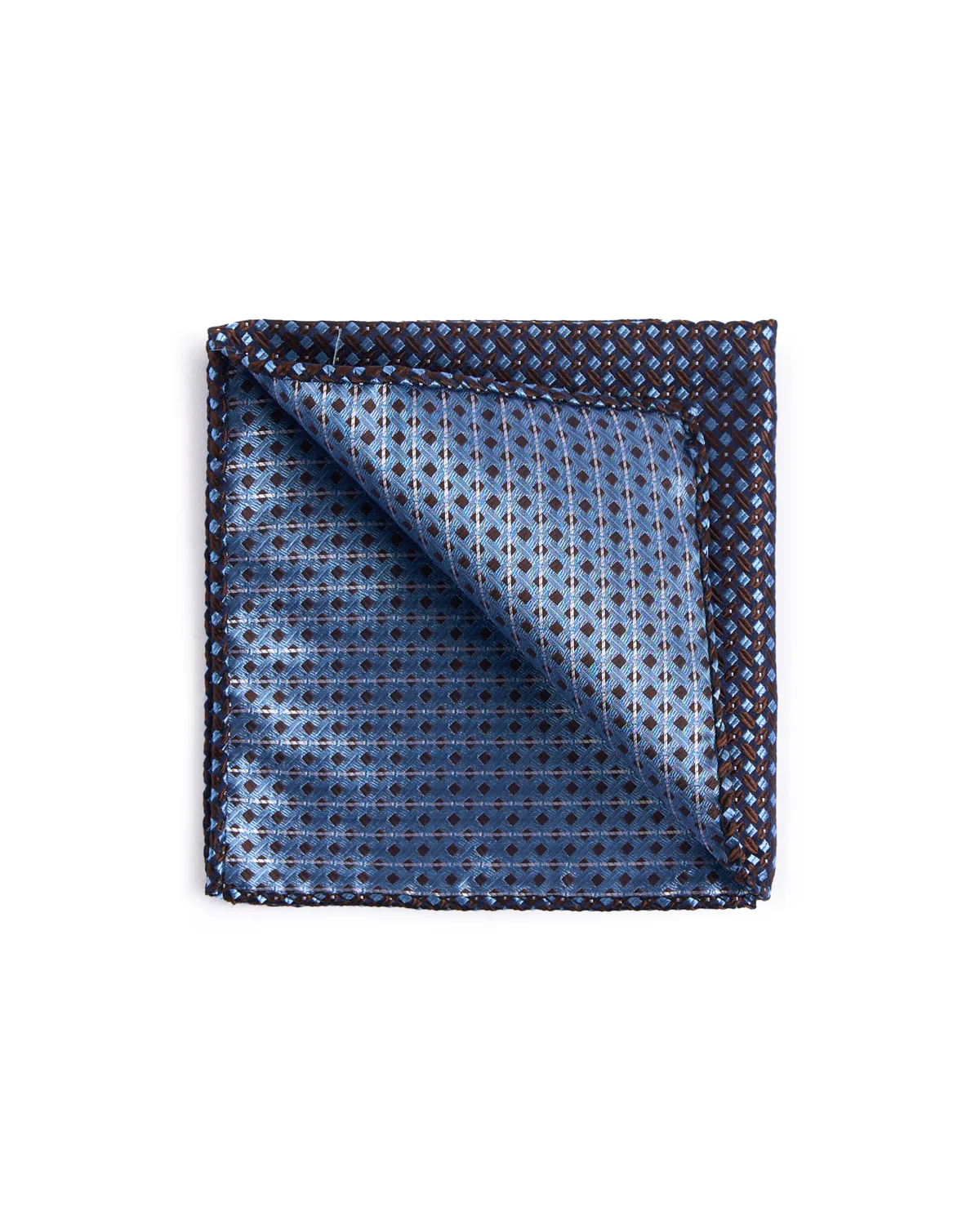 Silk Gem Square Micro Neat Pocket Square - Image 2