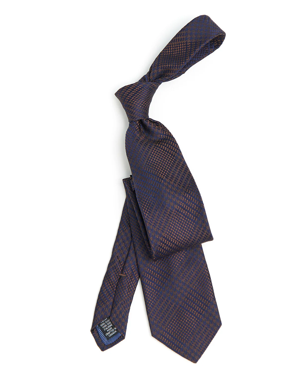 Silk Jacquard Glencheck Necktie