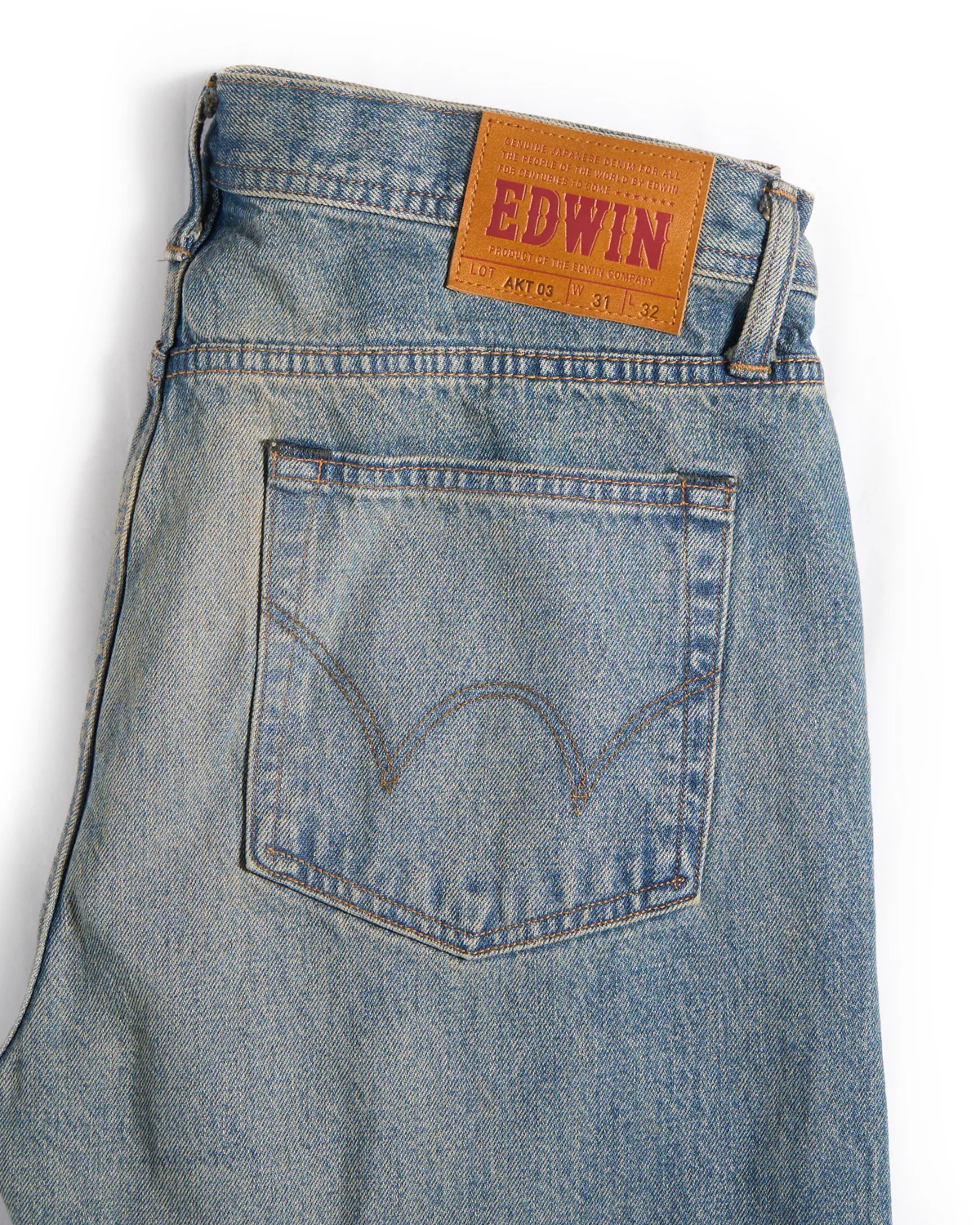 Made In Japan Regular Fit Selvedge Washed 'Kamakura' Denim - Image 5