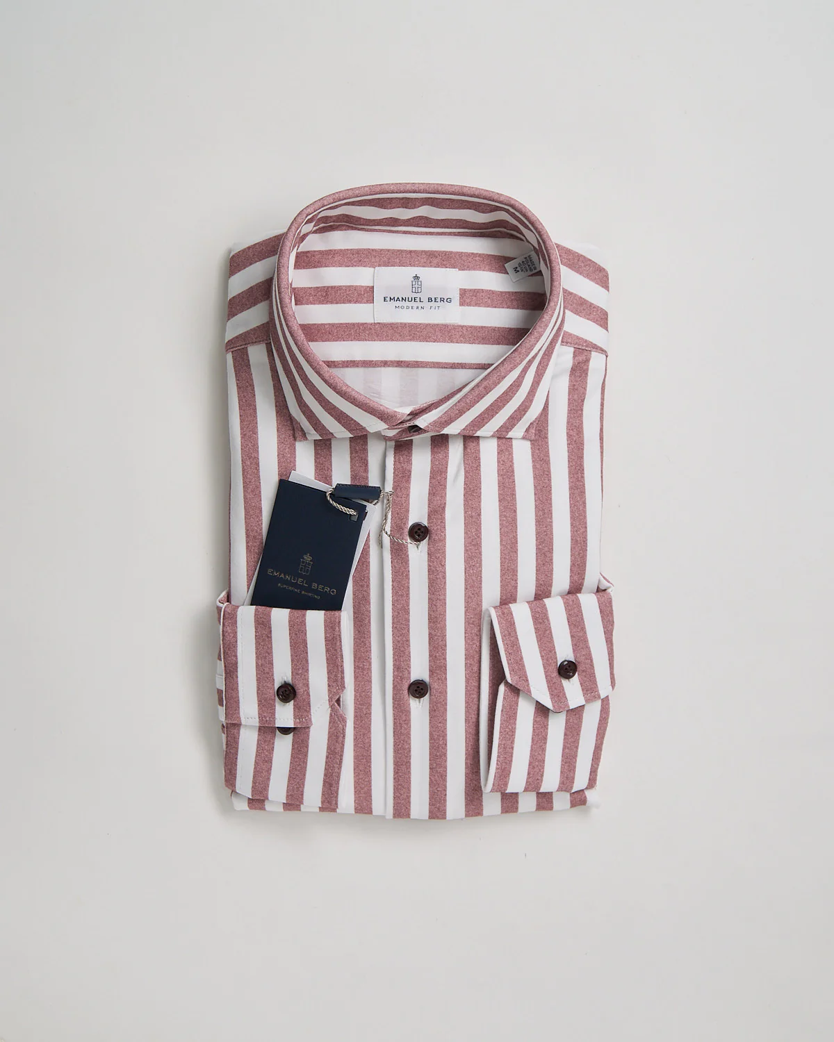 Modern Fit 'Albini 4 Flex' Bold Stripe Stretch Knit Shirt