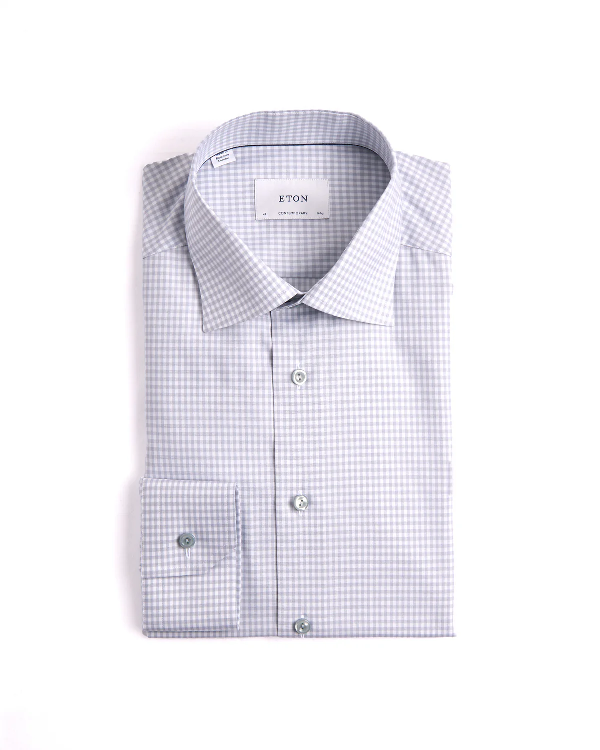 Check Cotton Tencel Contemporary Shirt