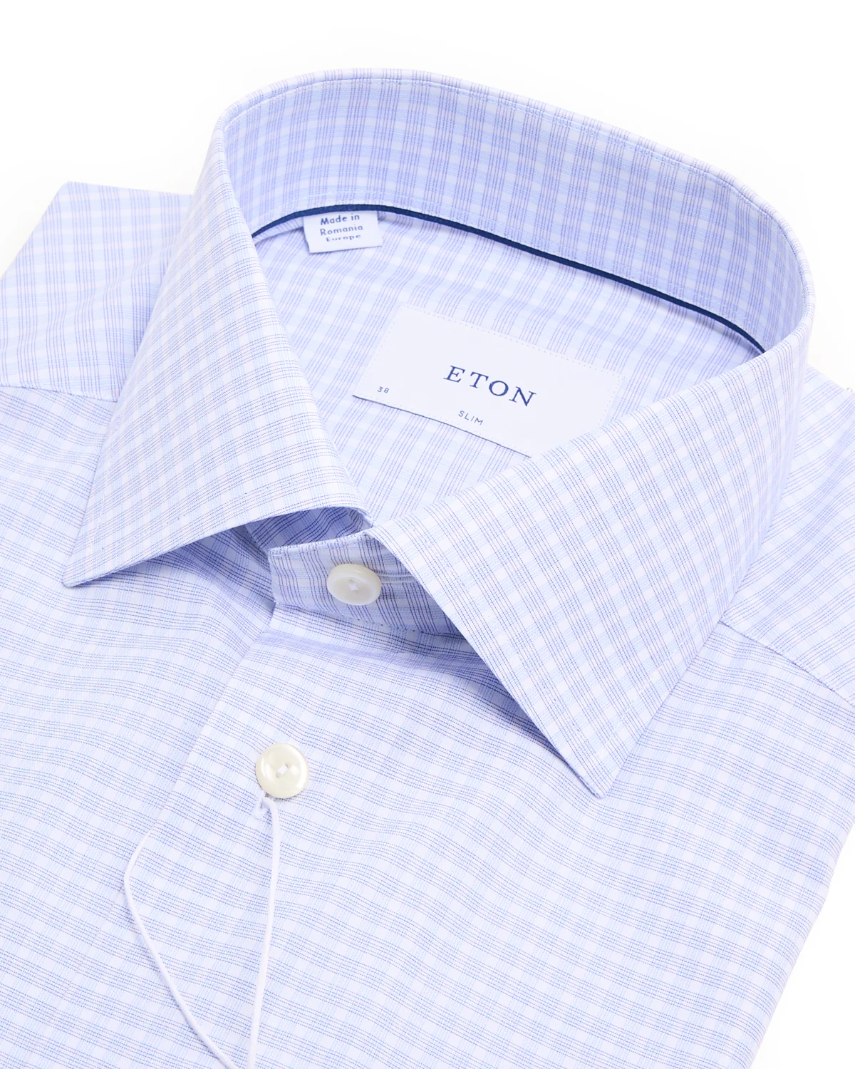 Check Fine Twill Slim Shirt - Image 2