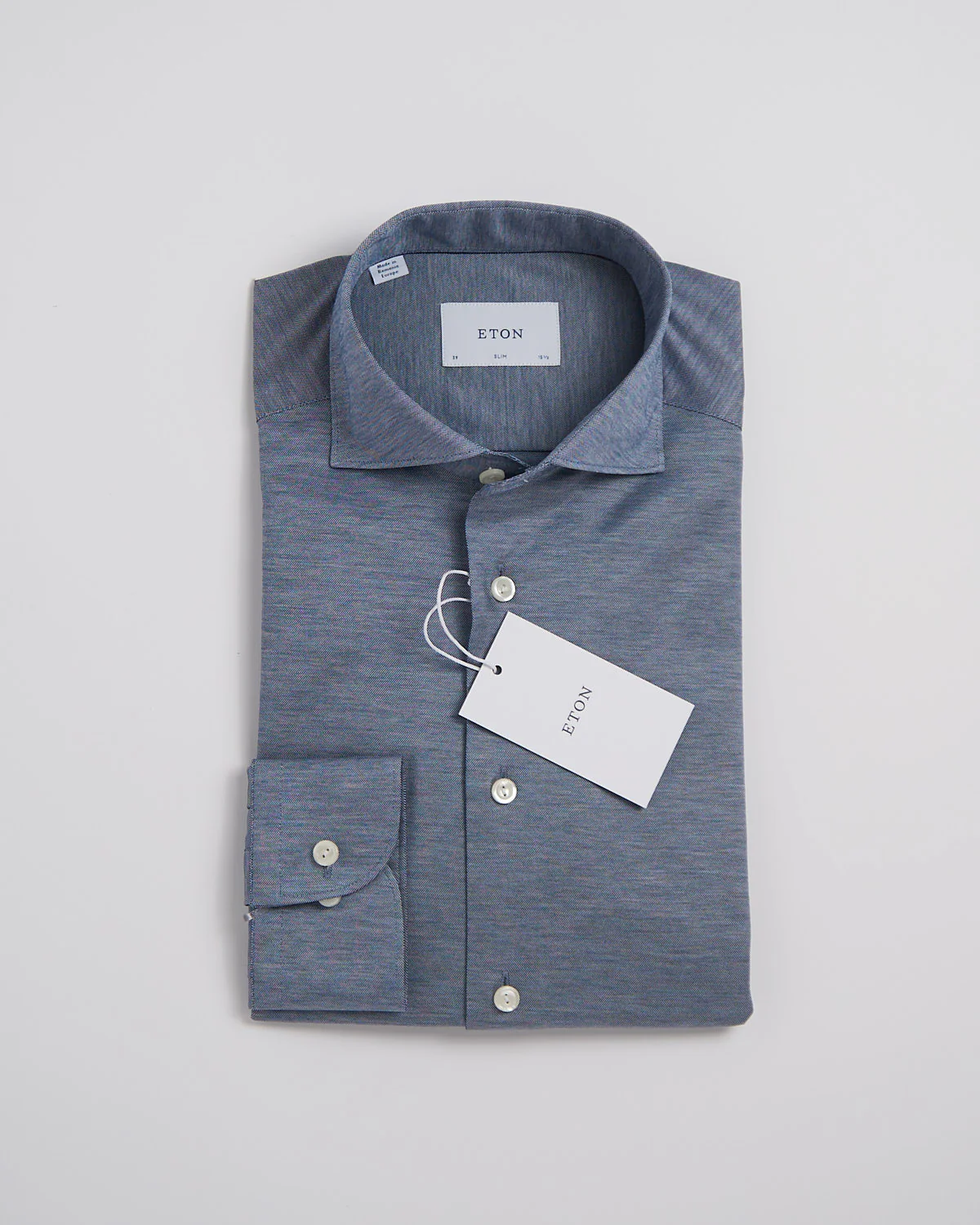 Dark Blue Filo Di Scozia Oxford Shirt