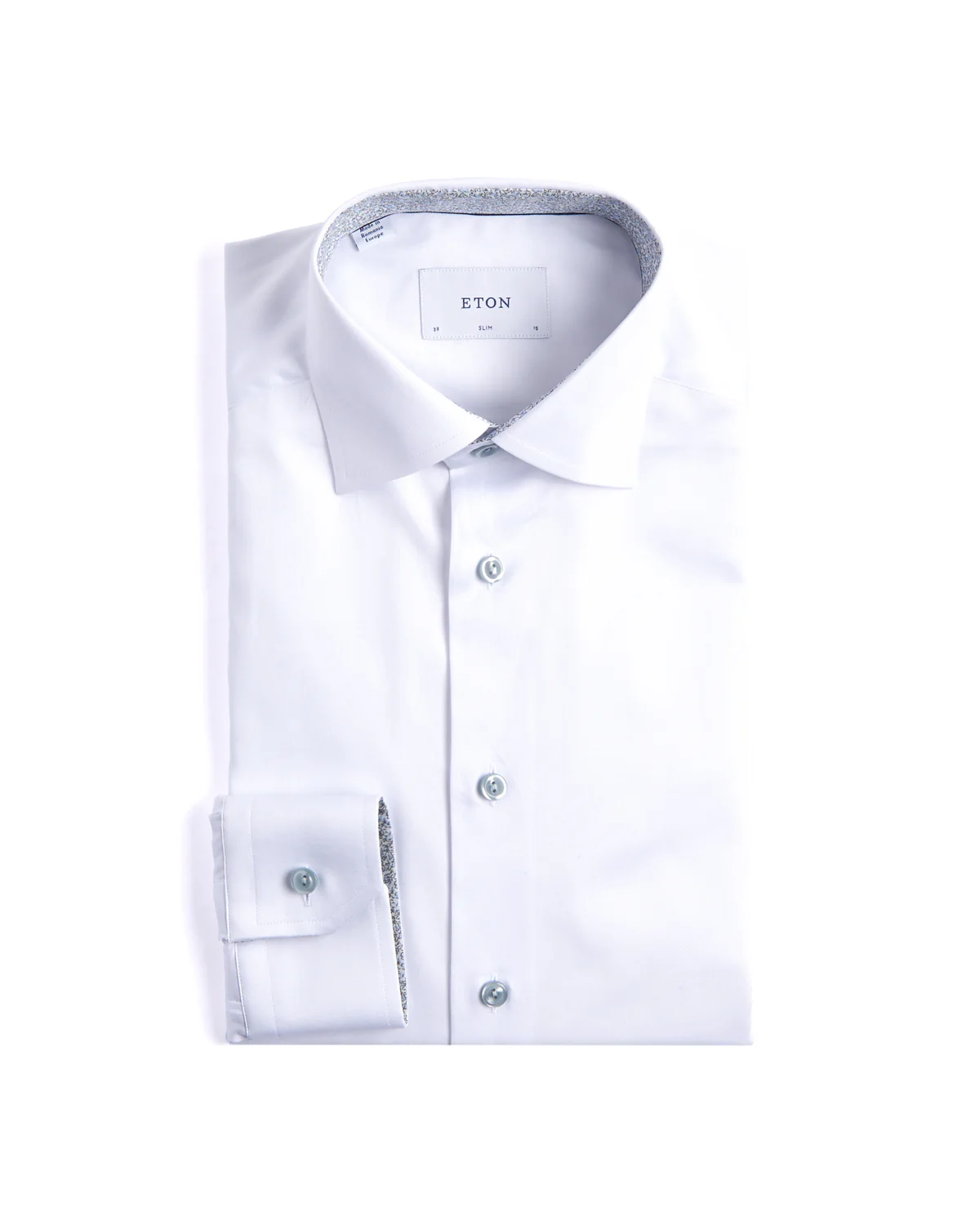 Floral Trim Signature Twill Slim Shirt