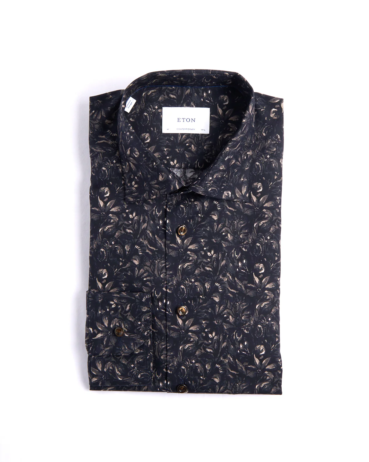 Floral Twill Contemporary Shirt - Image 3