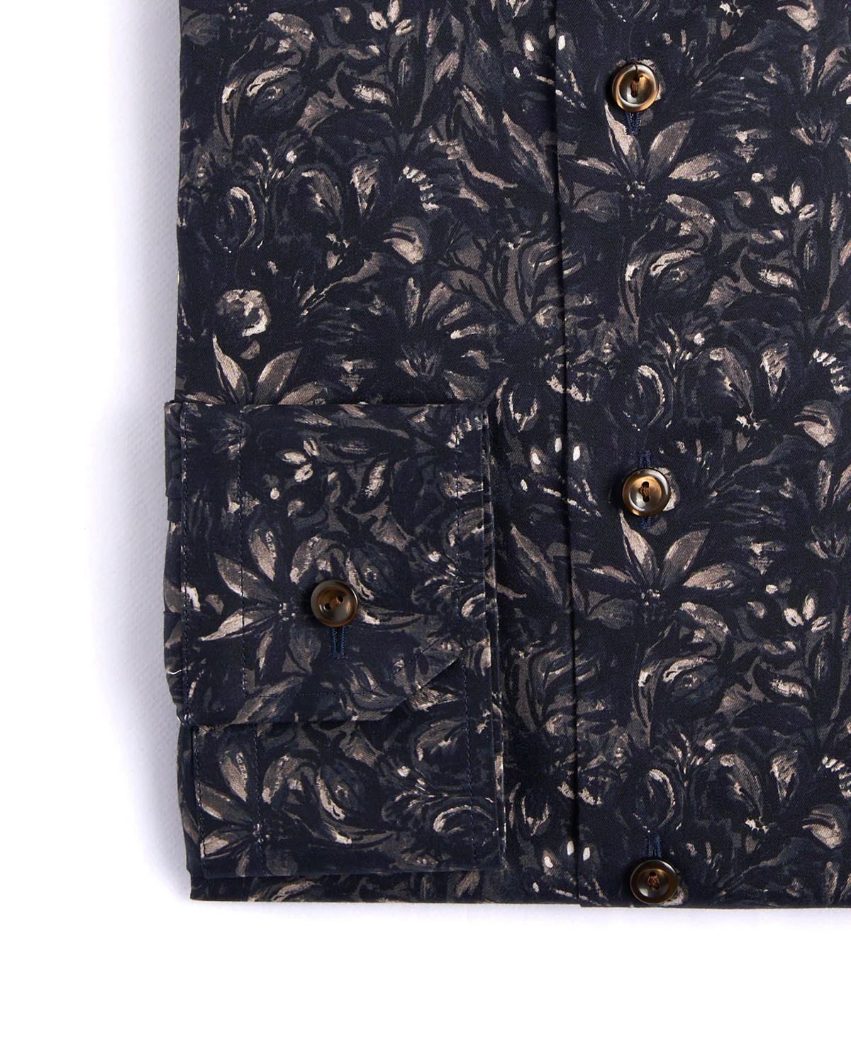 Floral Twill Contemporary Shirt - Image 5