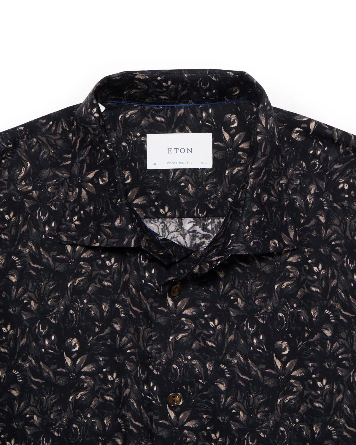 Floral Twill Contemporary Shirt - Image 6