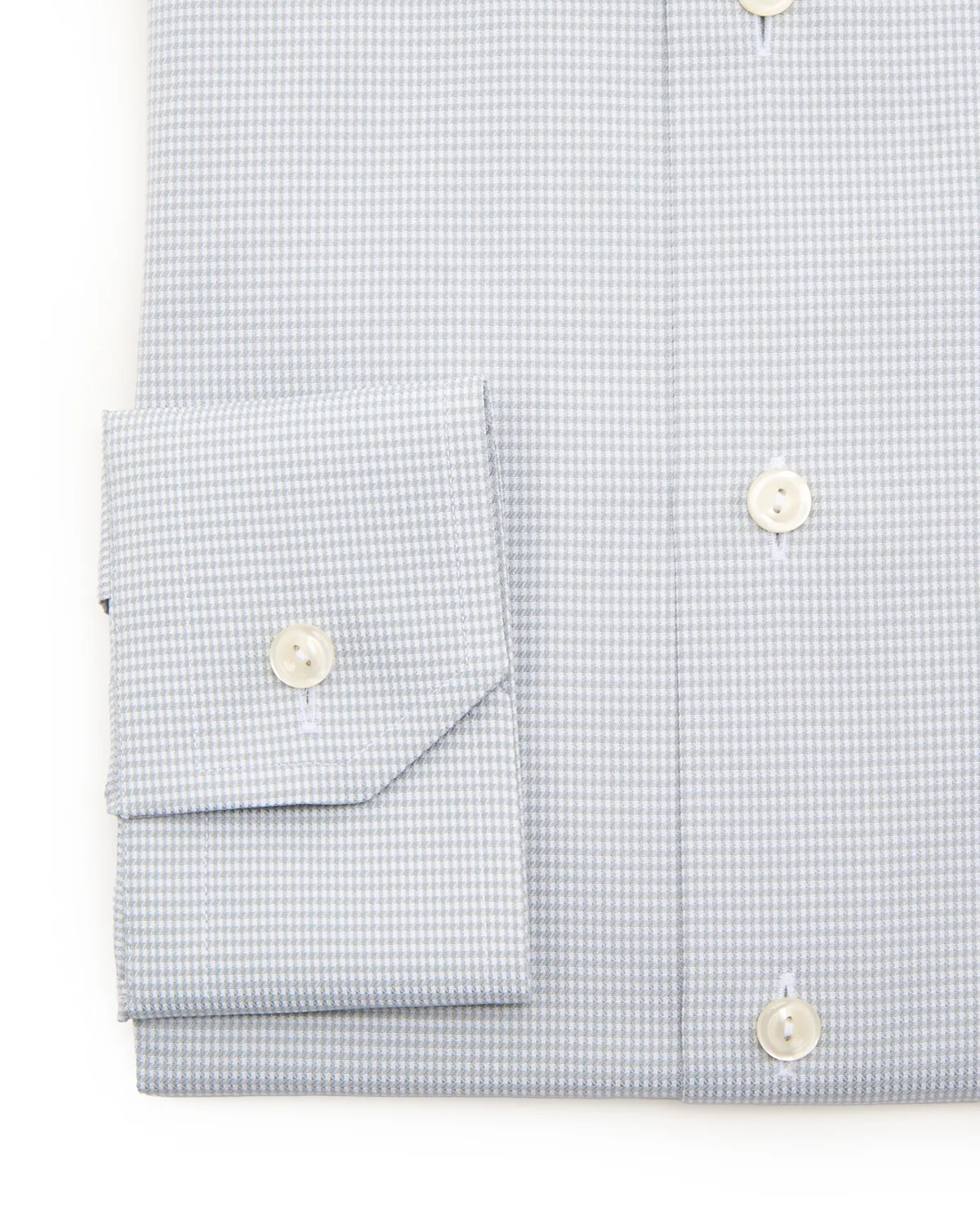 Houndstooth Signature Twill Slim Shirt - Image 3