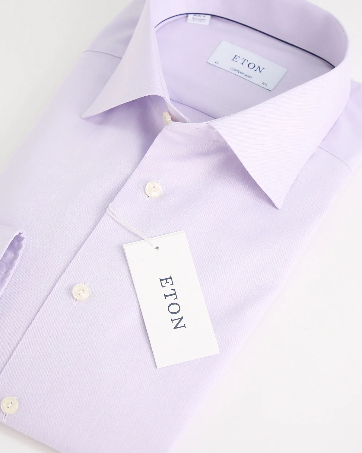 Mauve Signature Twill Contemporary Shirt - Image 4