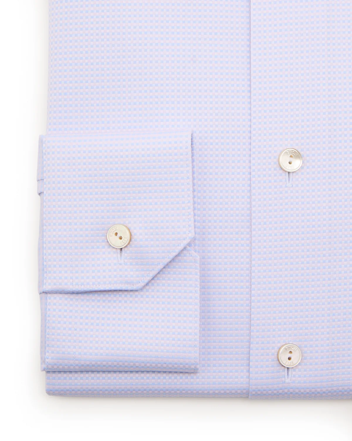 Mini Check Supima 120's Contemporary Shirt - Image 3