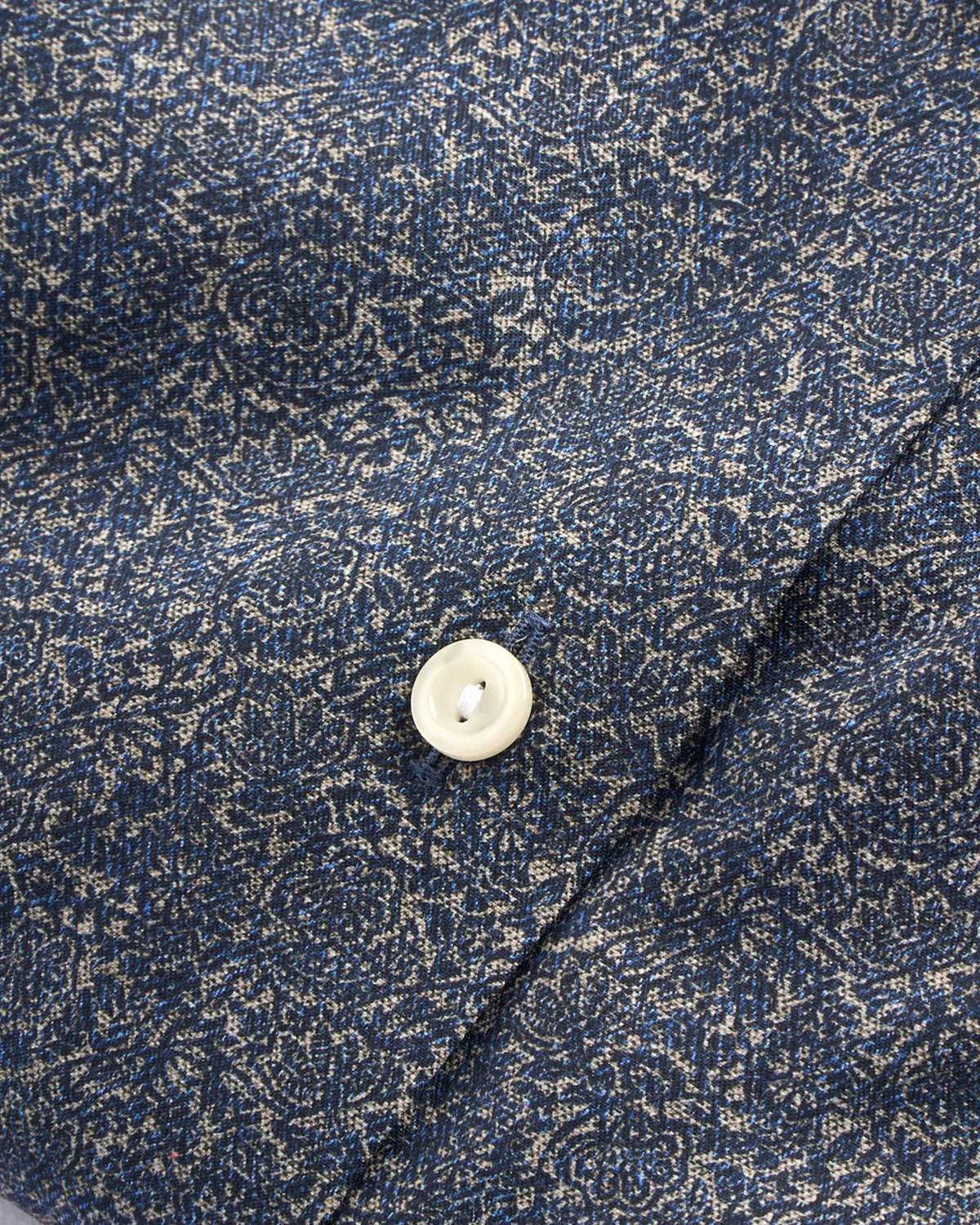 Slim Fit Tonal Ornamental Print Shirt - Image 6