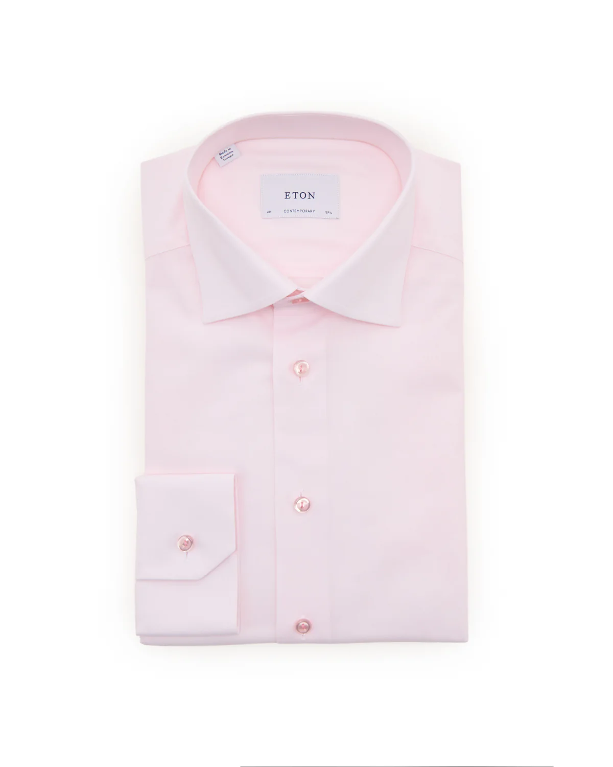 Solid Cotton & Tencel Contemporary Shirt