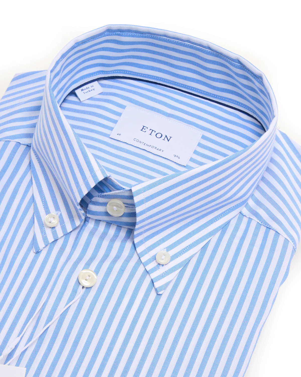 Striped Signature Oxford Contemporary Shirt - Image 2