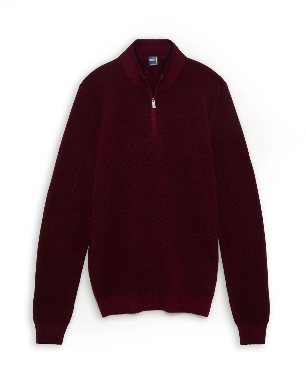 100% Merino Wool Quarter Zip Sweater