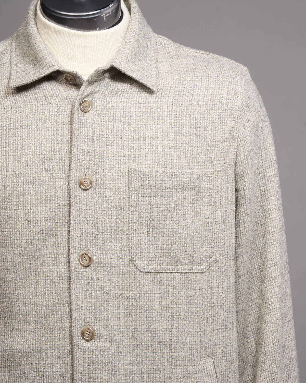 Alpaca Wool 'Chester' Shirt Jacket - Image 2