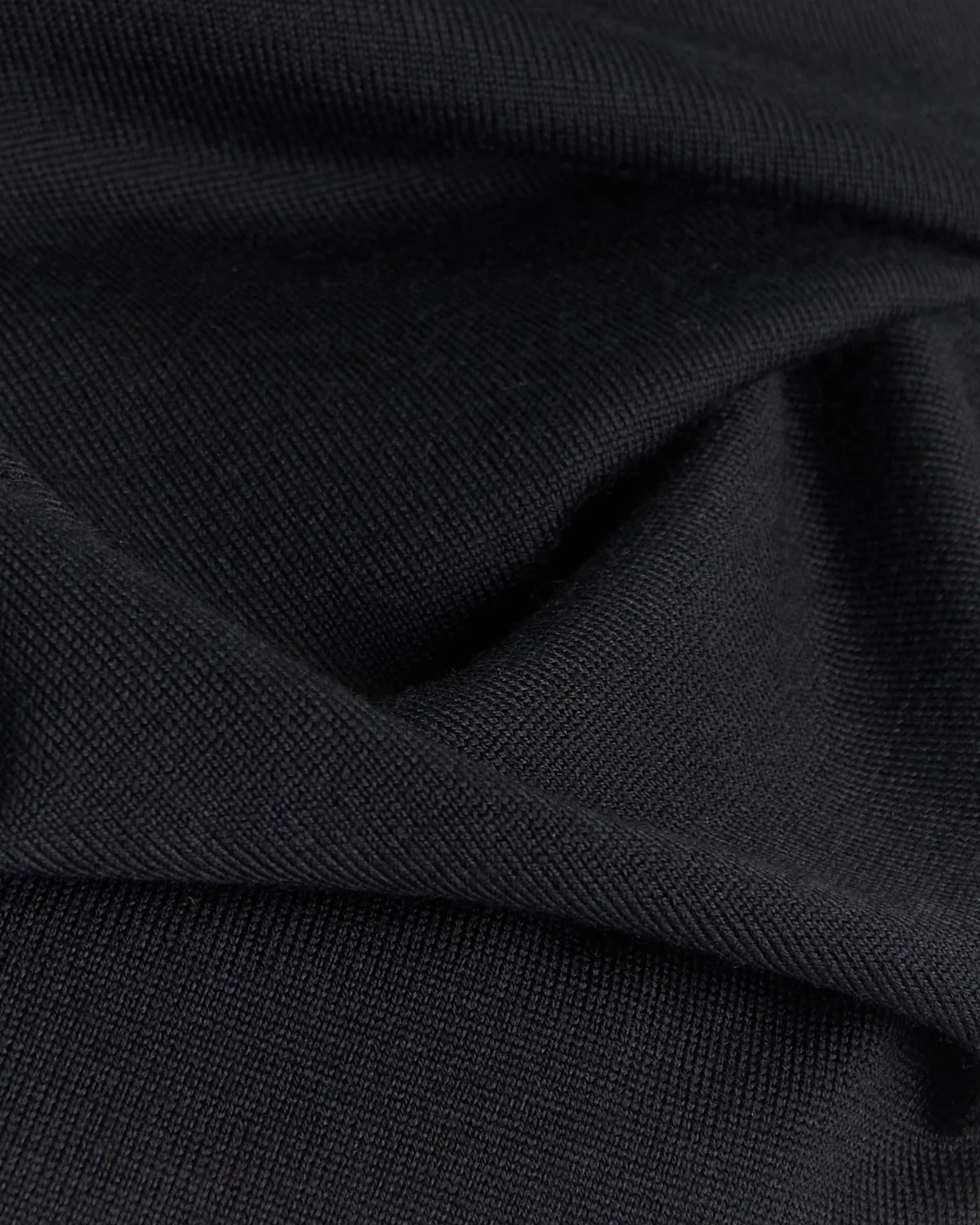 Black 12 Gauge Quarter Zip Wool Sweater - Image 6