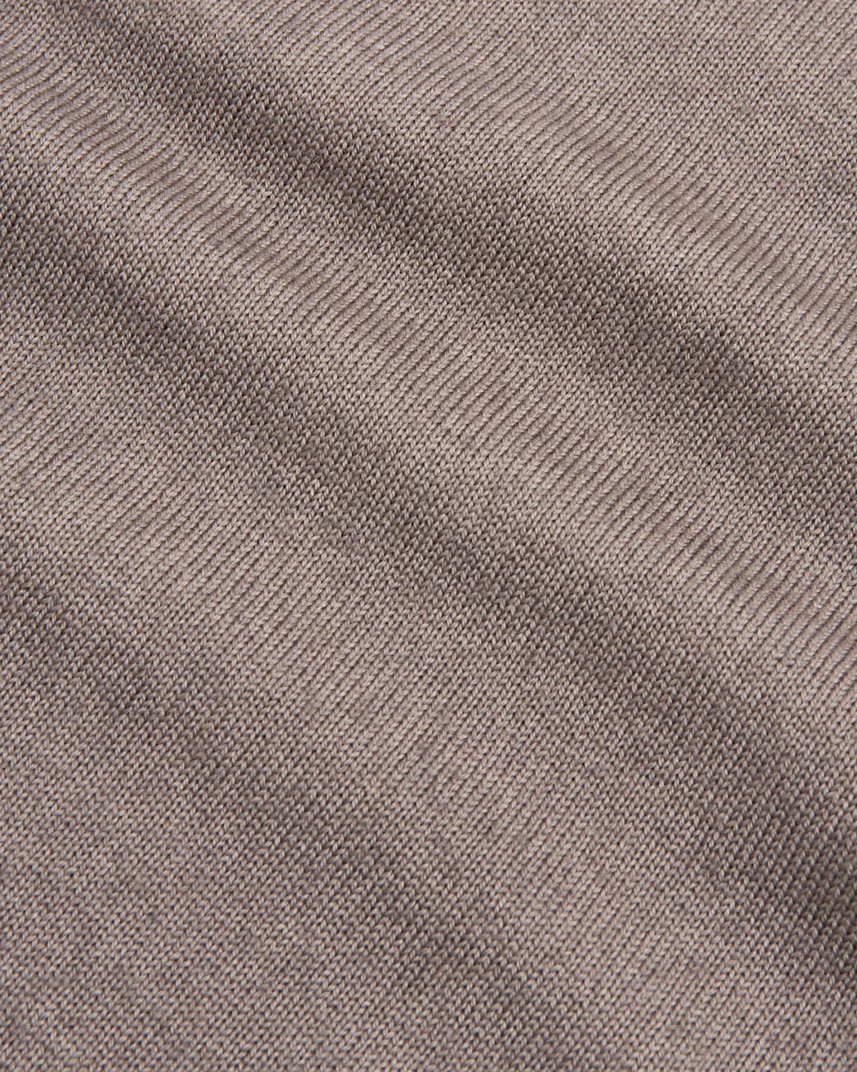 Oatmeal 12 Gauge Quarter Zip Frosted Garment Dyed Wool Sweater - Image 6