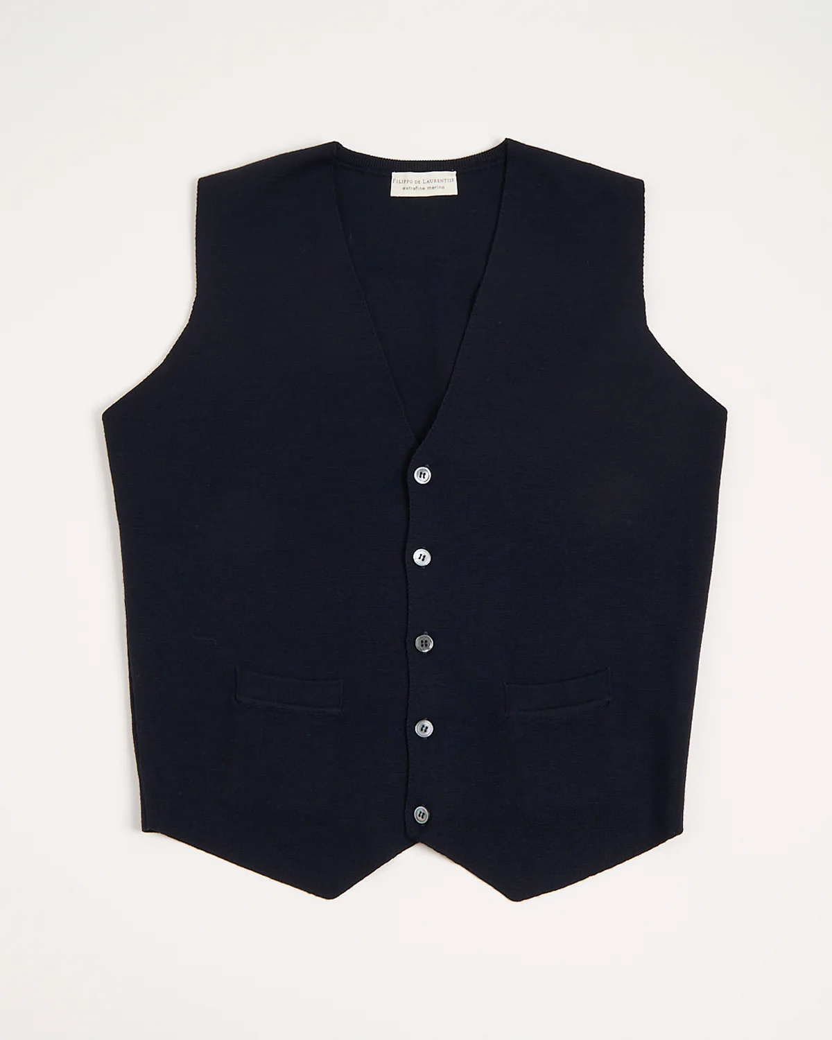 Dense Wool Jersey Sweater Vest