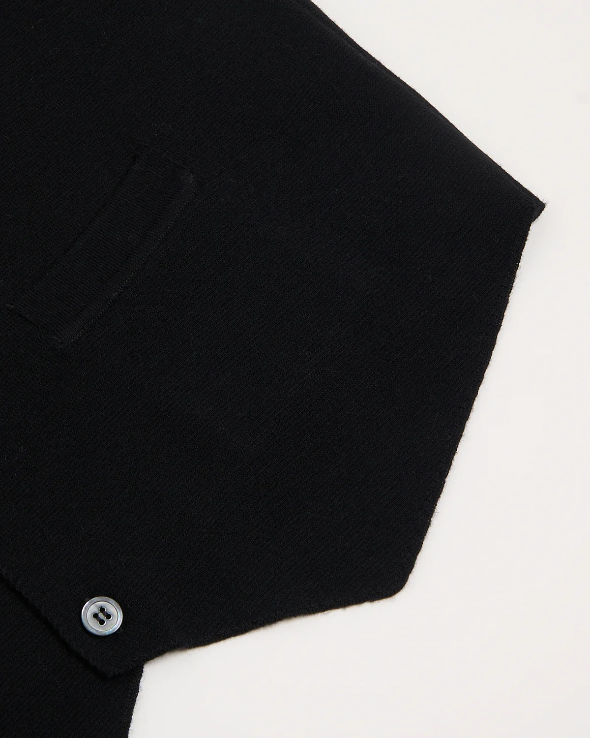 Dense Wool Jersey Sweater Vest - Image 4