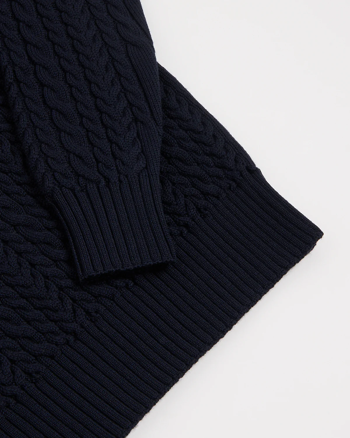 Extrafine Merino 3D Cableknit Crewneck Sweater - Image 2