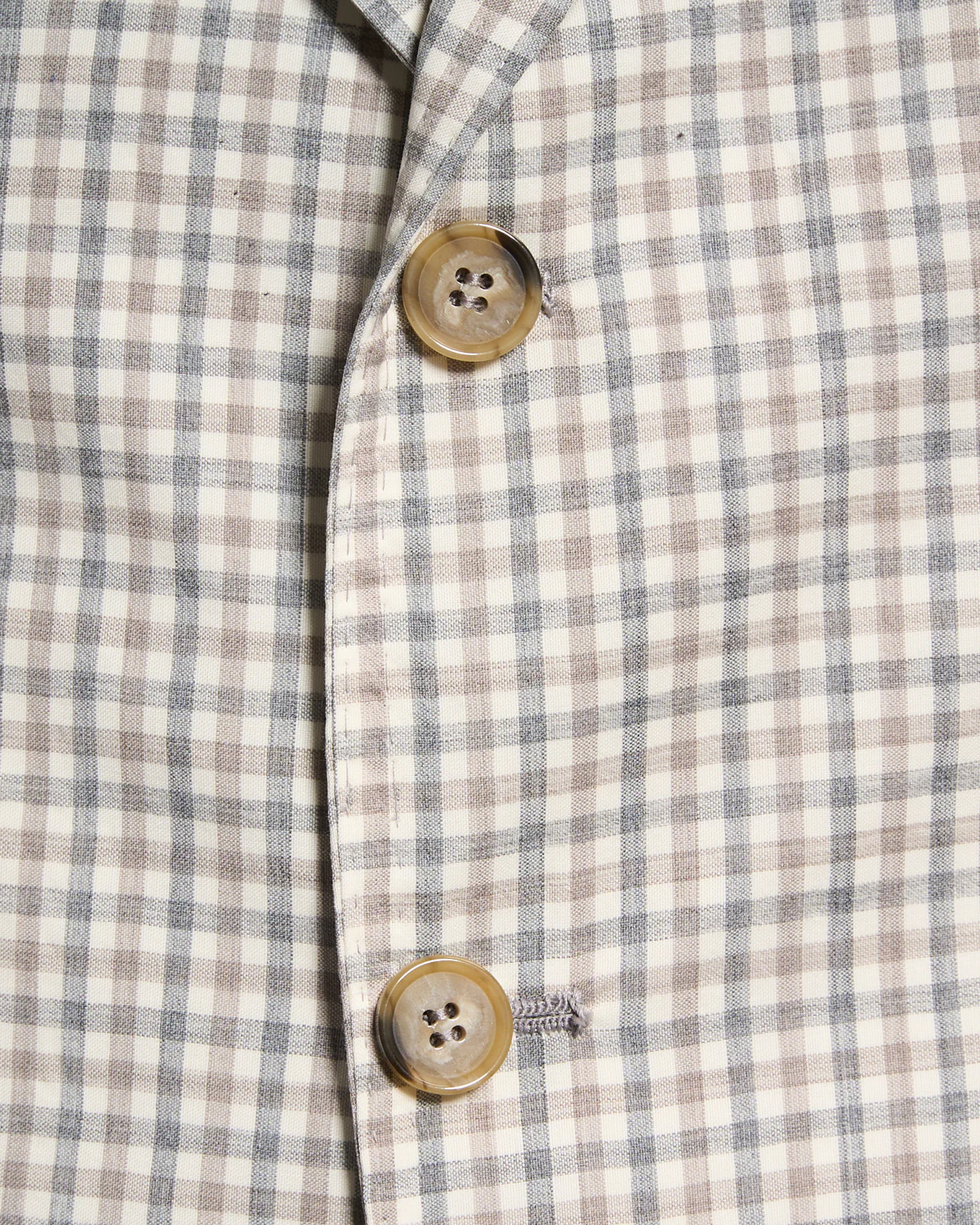 Salina Wool & Cashmere Gingham Neopolitan Jacket - Image 6